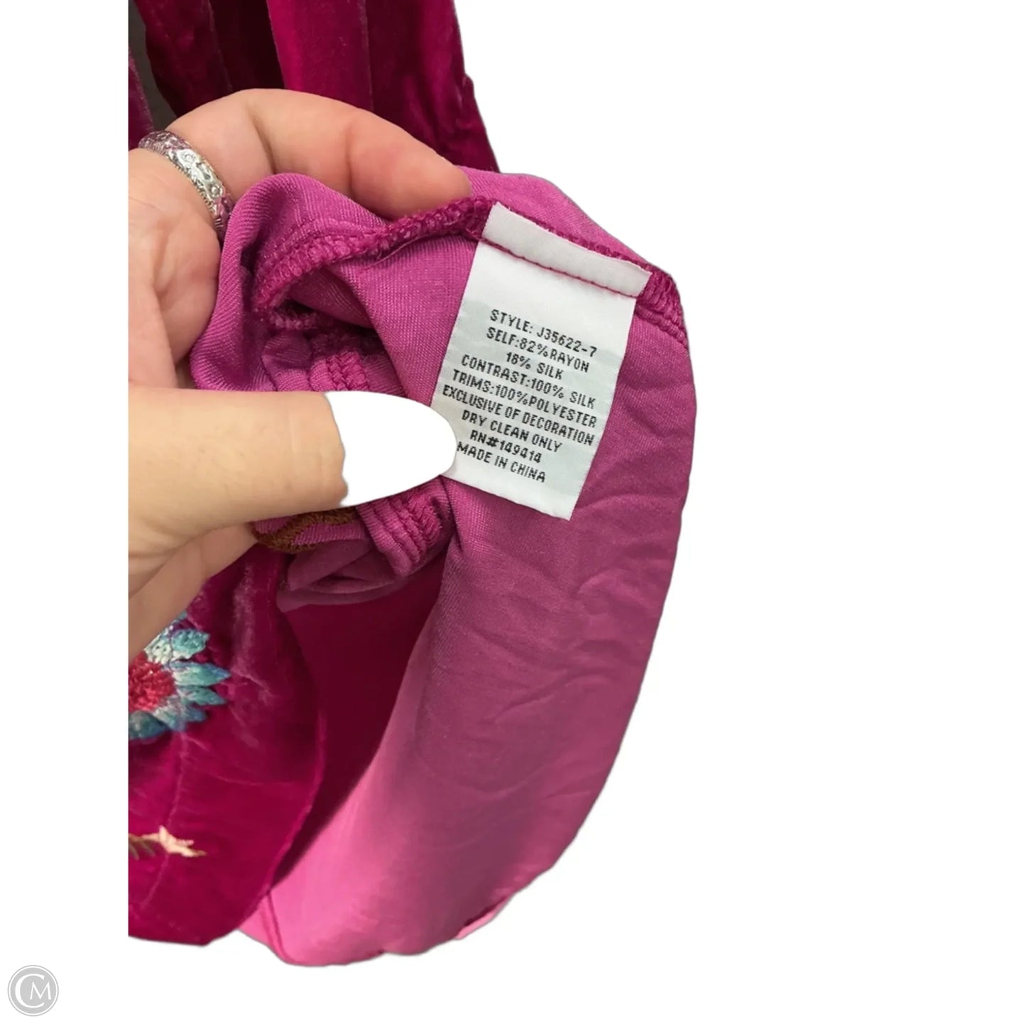 Dress Designer By Johnny Was In Pink, Size: Xs