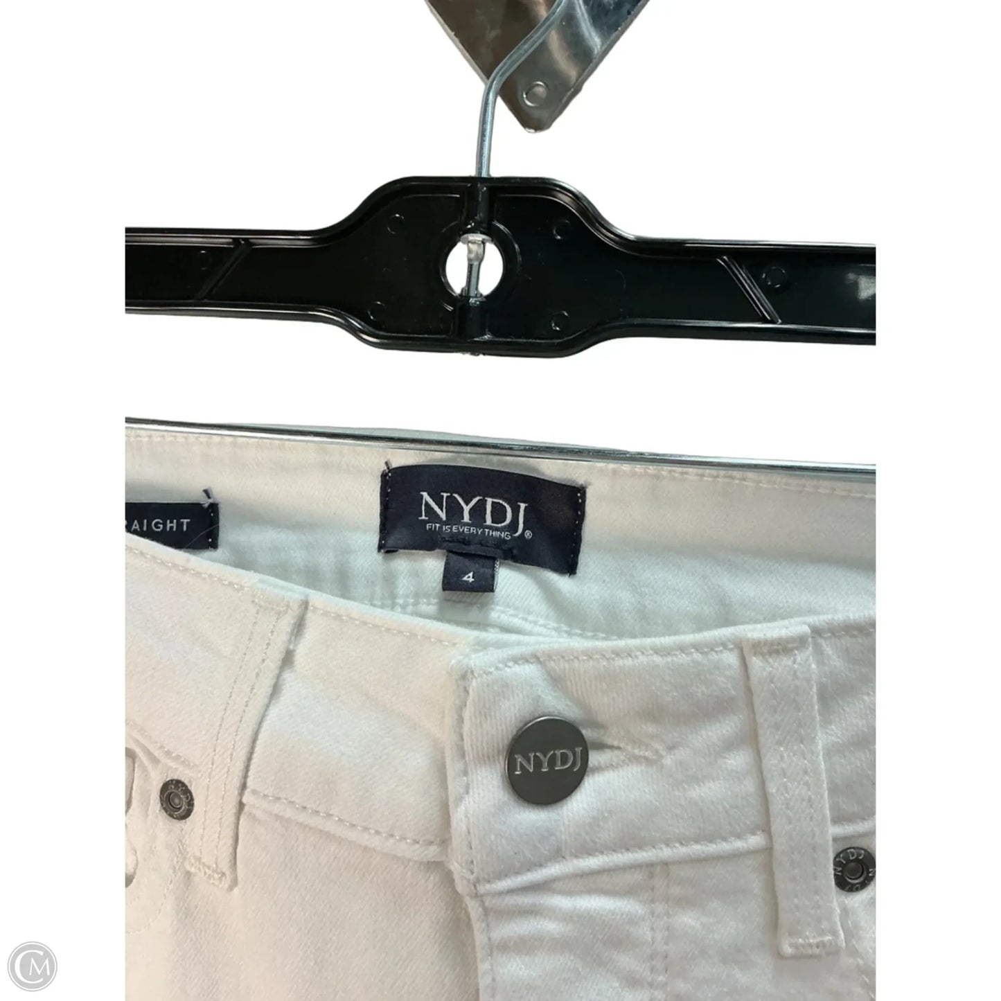 Jeans Straight By Not Your Daughters Jeans In White, Size: 4