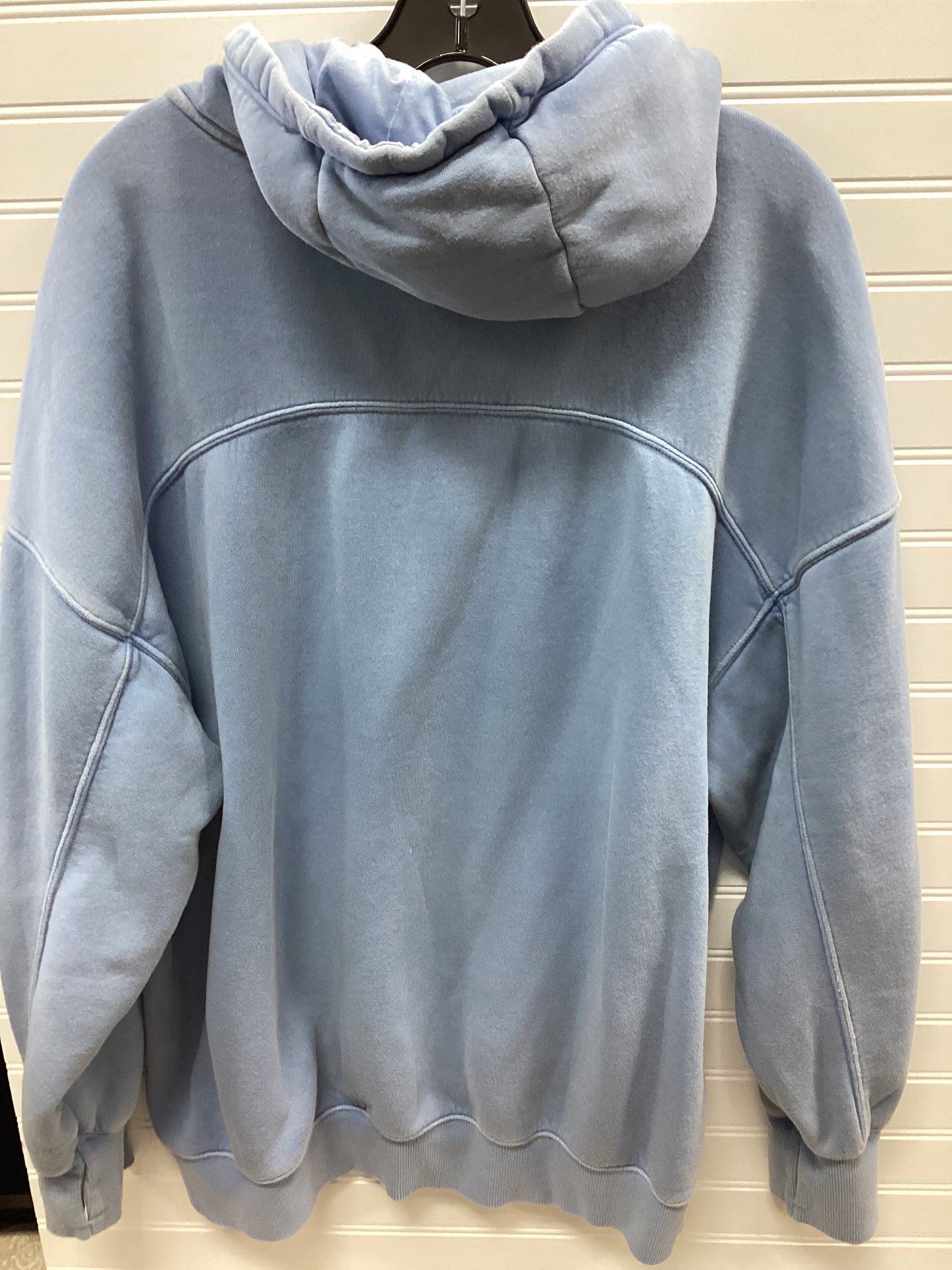 Sweatshirt Hoodie By Aerie In Blue, Size:L