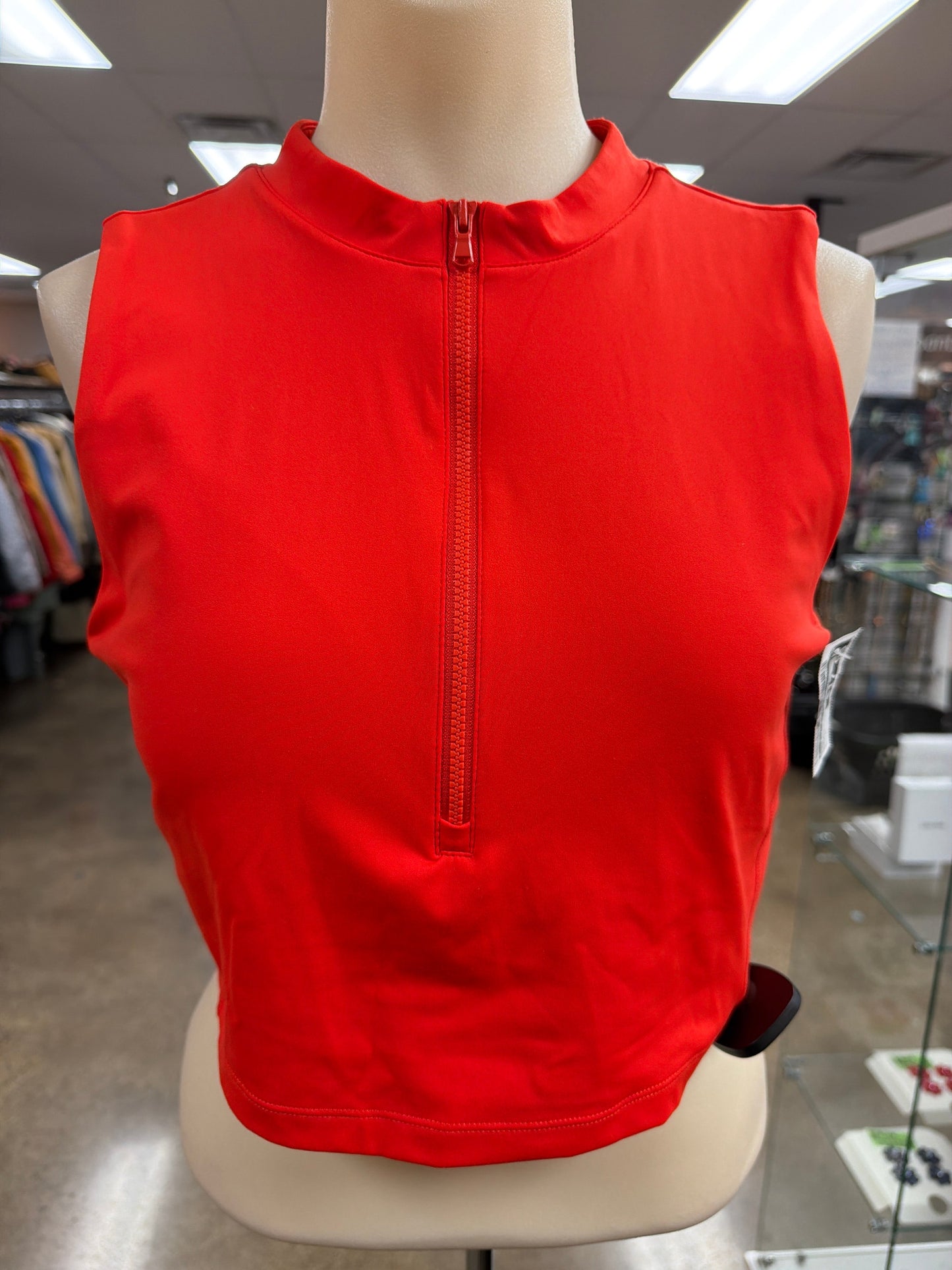 Athletic Tank Top By Clothes Mentor In Red, Size:L