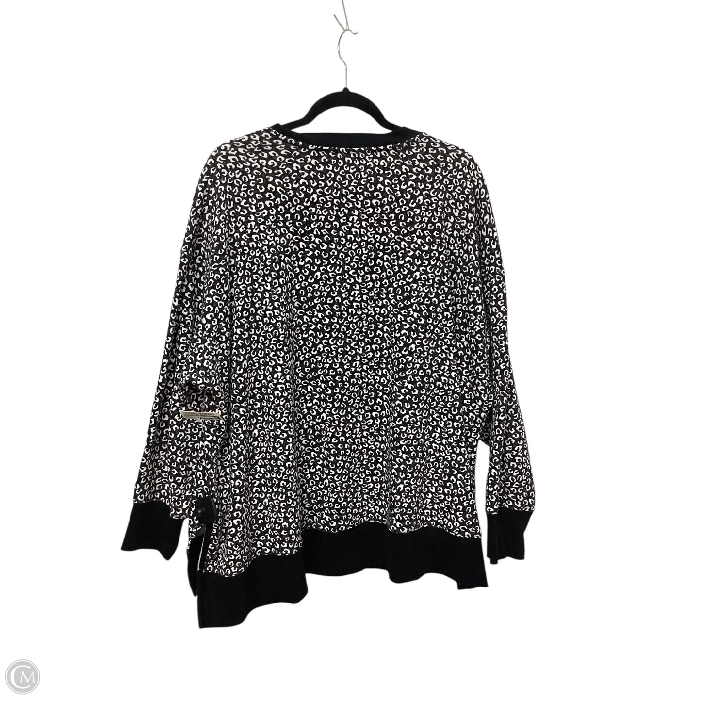 Sweatshirt Crewneck By Crown And Ivy In Black, Size: 2x