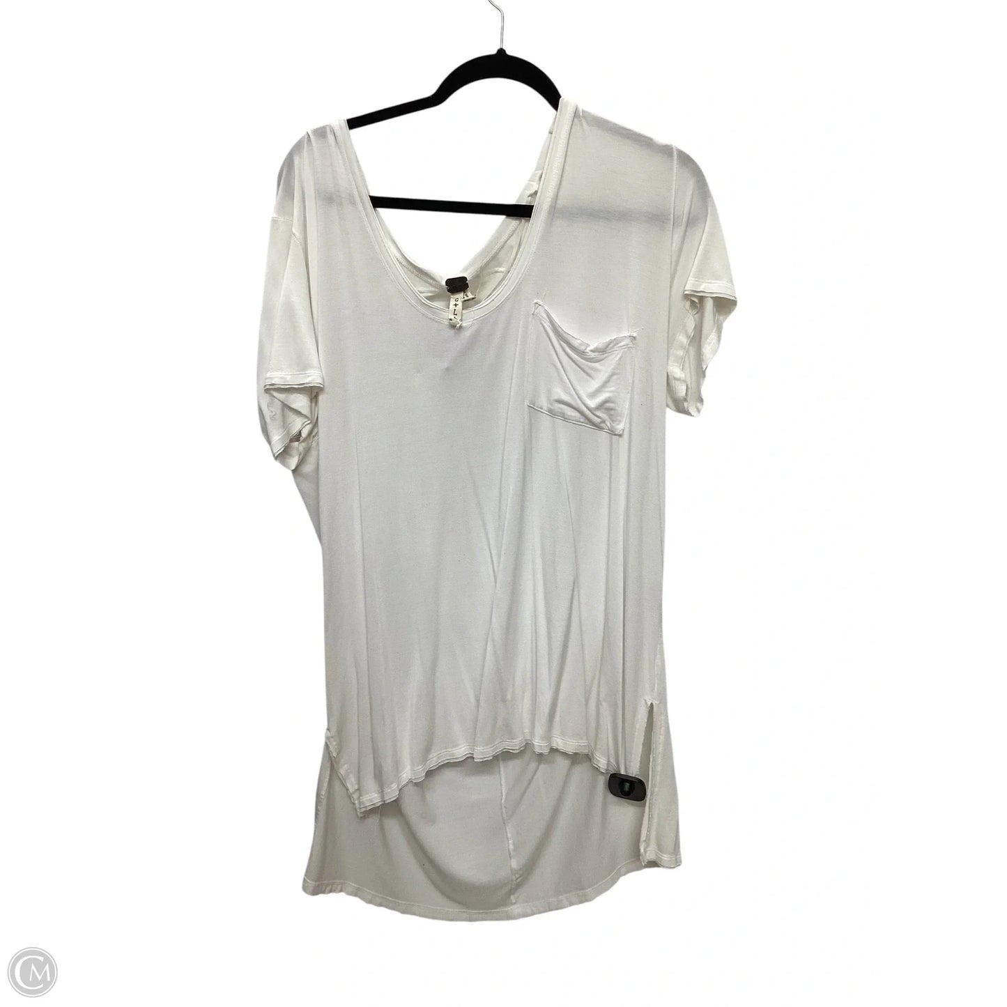 Top Short Sleeve Basic By We The Free In White, Size: L