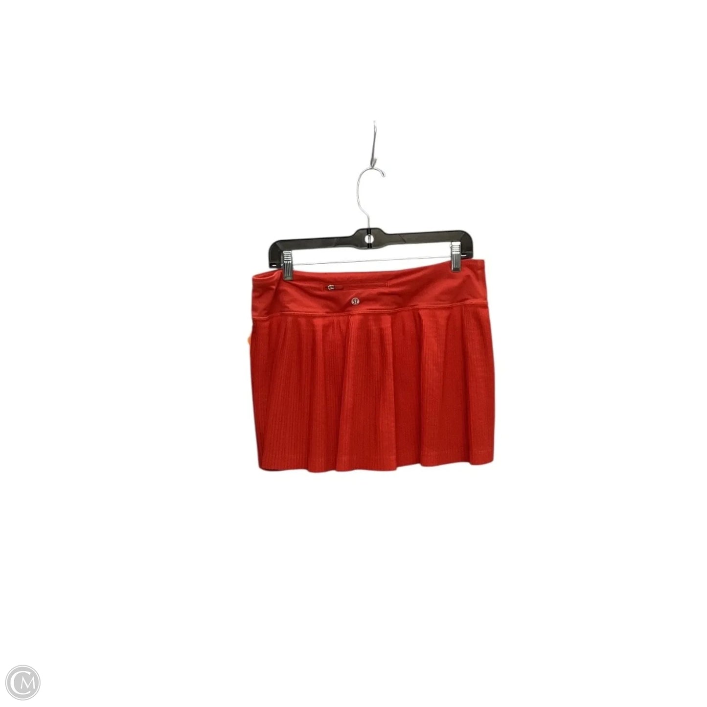 Athletic Skort By Lululemon In Red, Size: 10