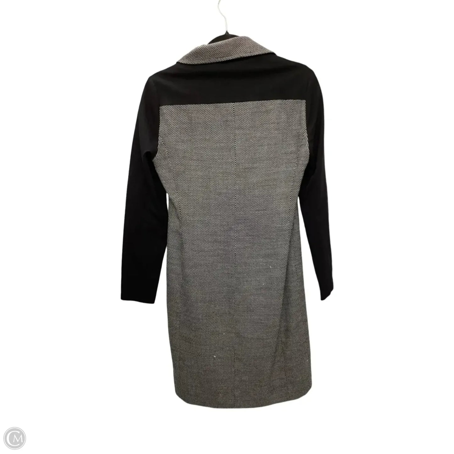 Designer Jacket Other By Carlisle In Black & Grey, Size: 8