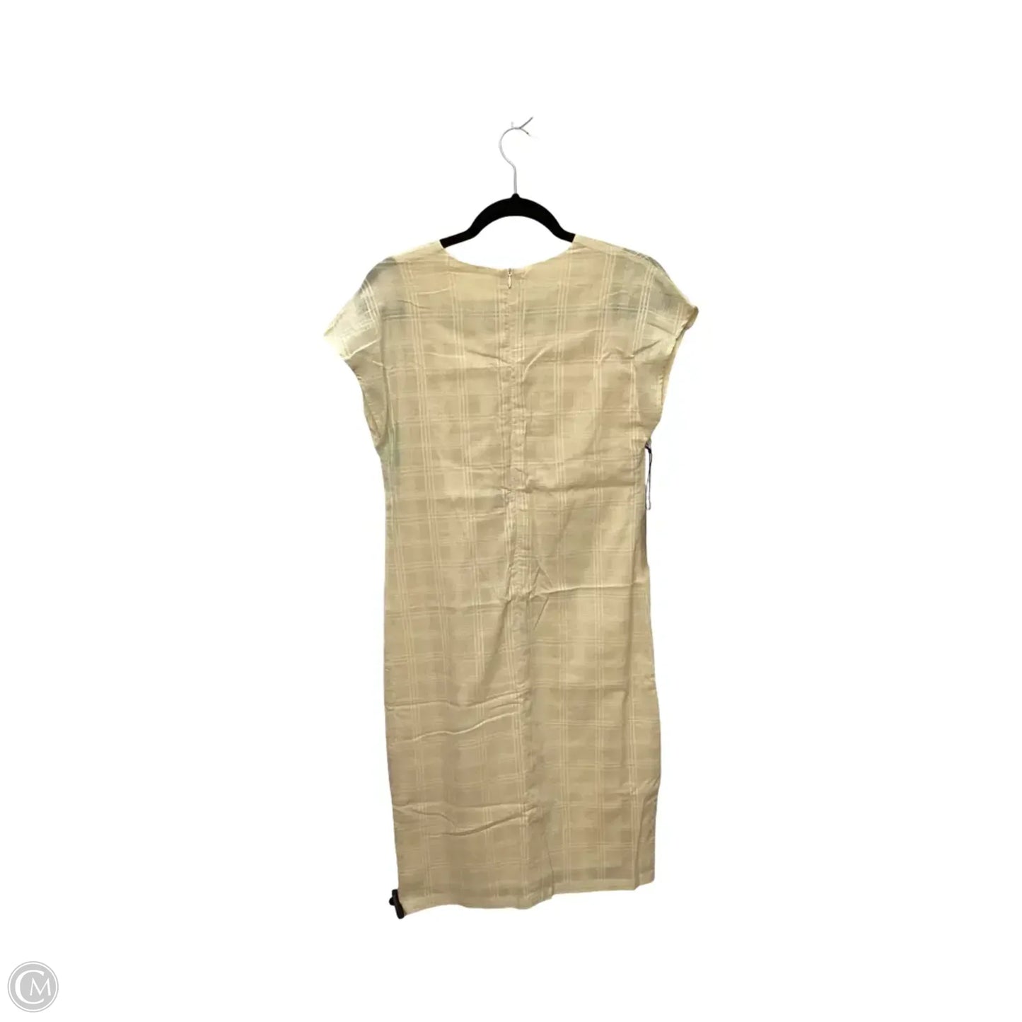 Designer Dress Casual Midi By Callahan In Tan, Size: Xs