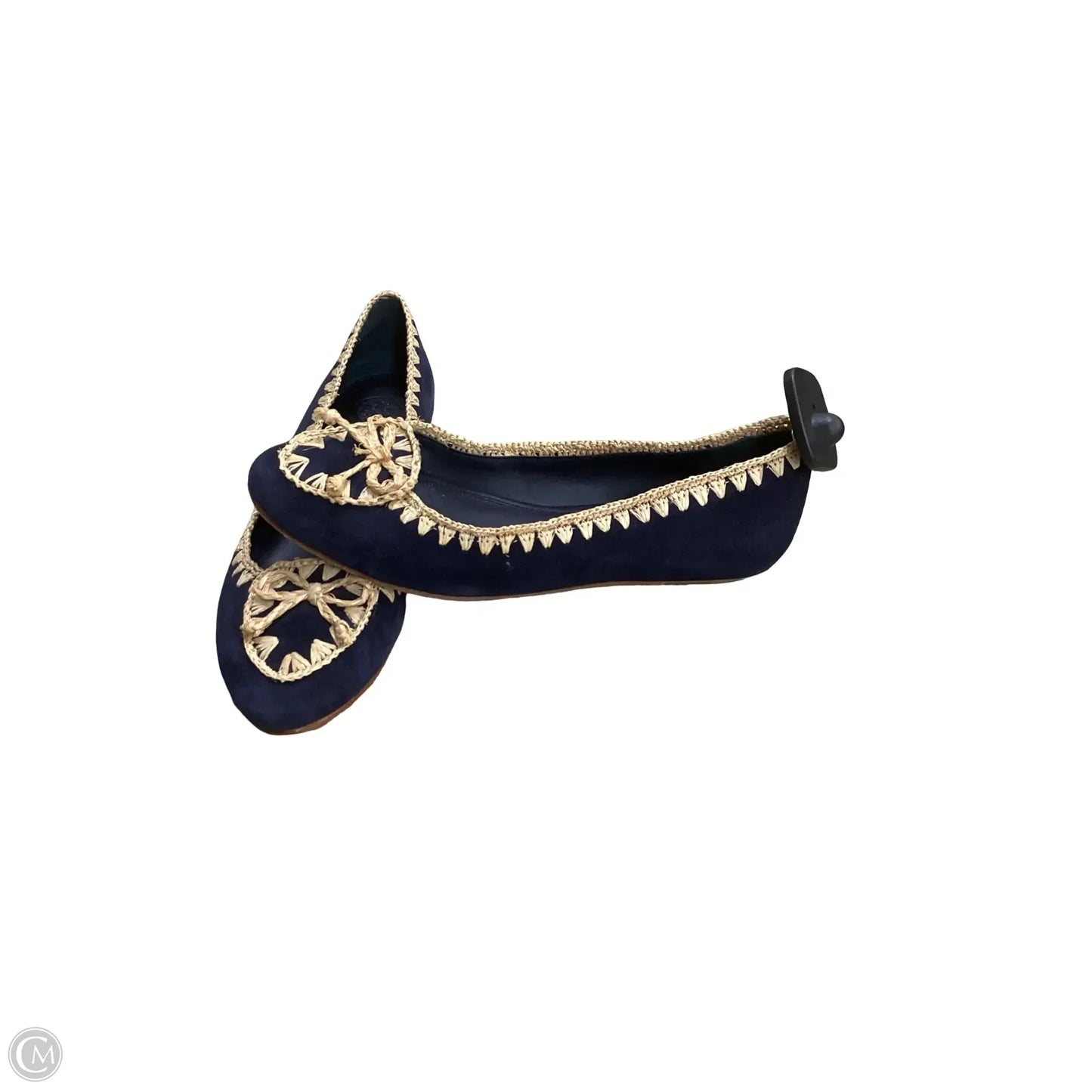 Shoes Designer By Tory Burch In Blue, Size: 7