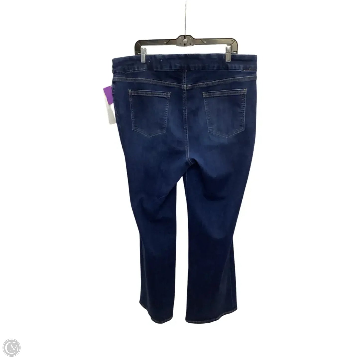 Jeans Boot Cut By Chicos In Blue Denim, Size: 18