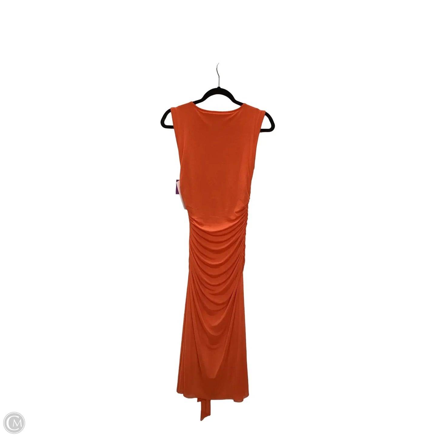 Designer Dress Party Long By GESTUZ In Orange, Size: Xs