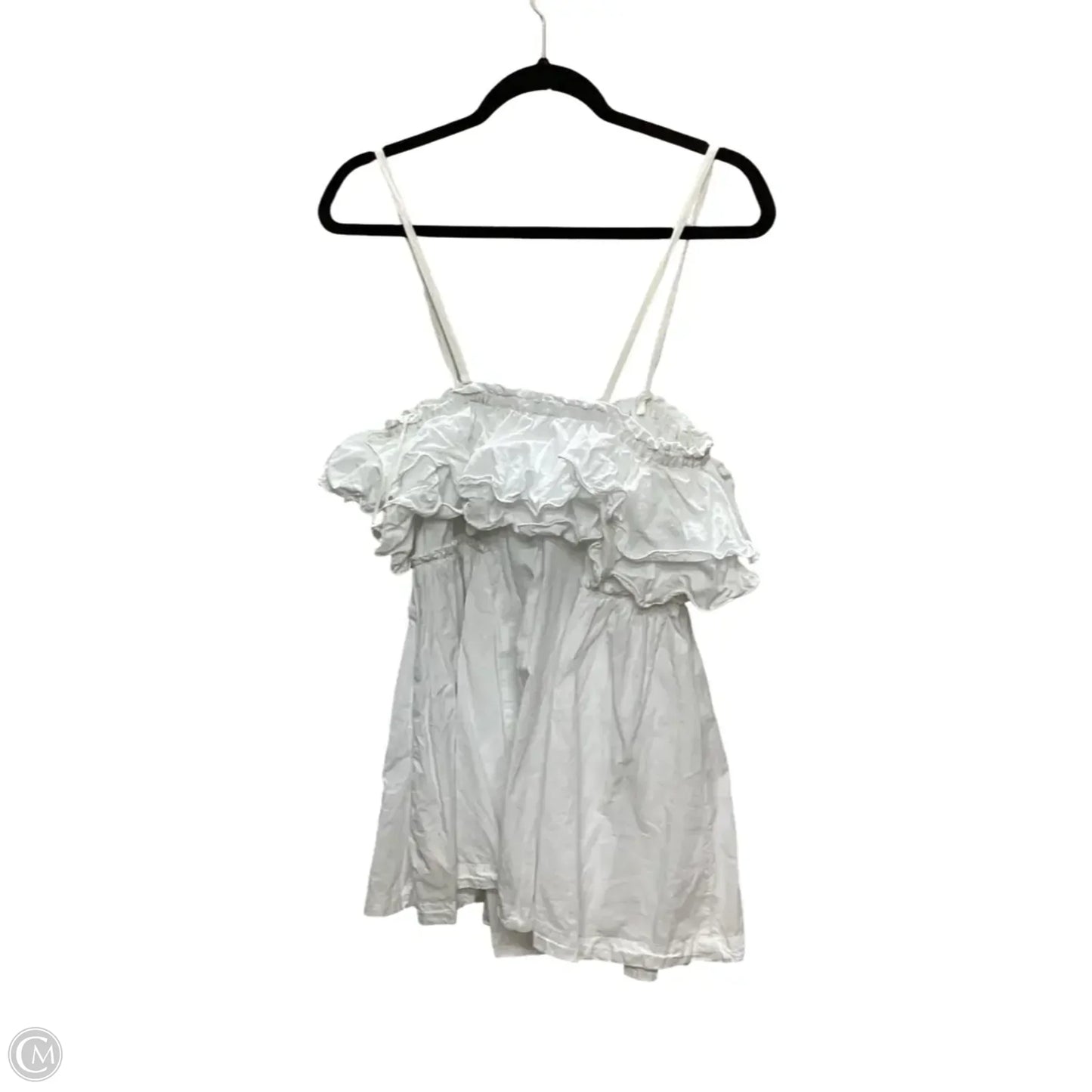Blouse Short Sleeve By Free People In White, Size: Xs