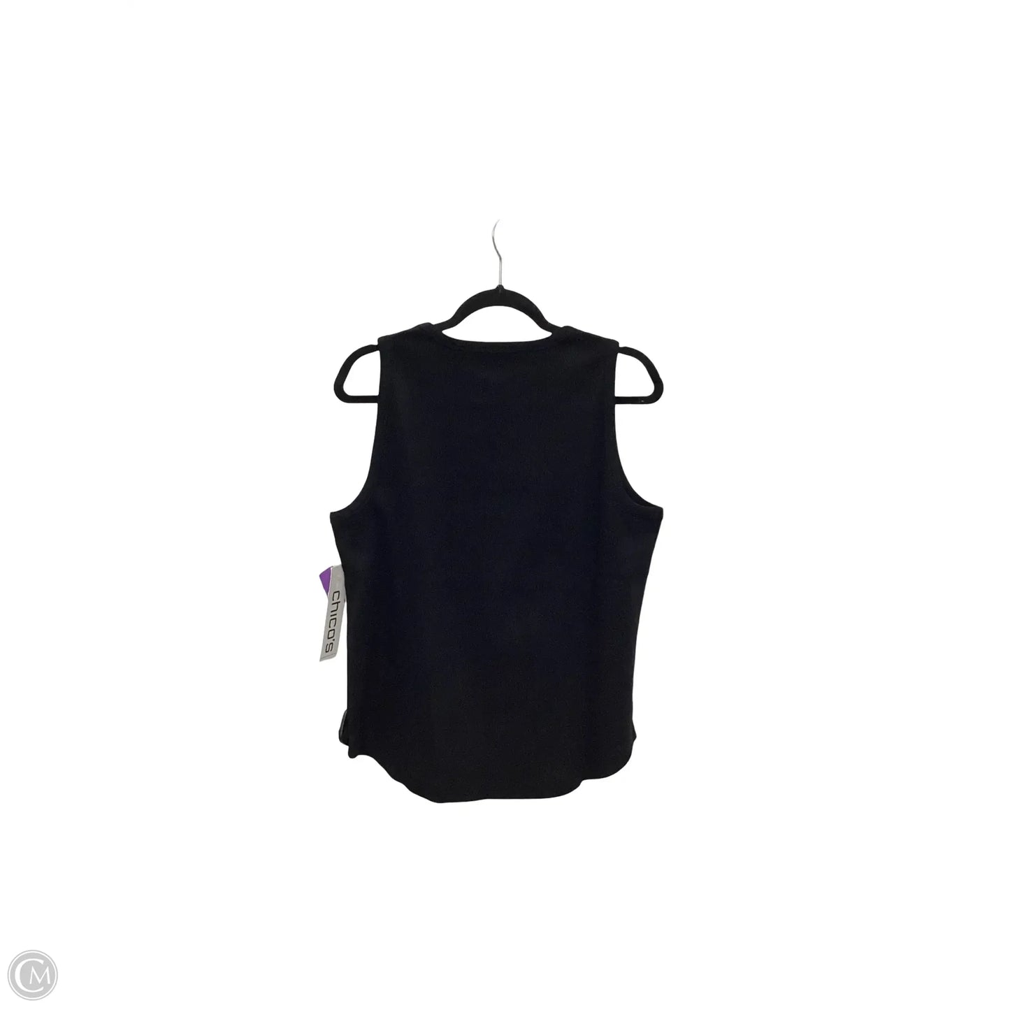 Top Sleeveless Basic By Chicos In Black, Size: 2