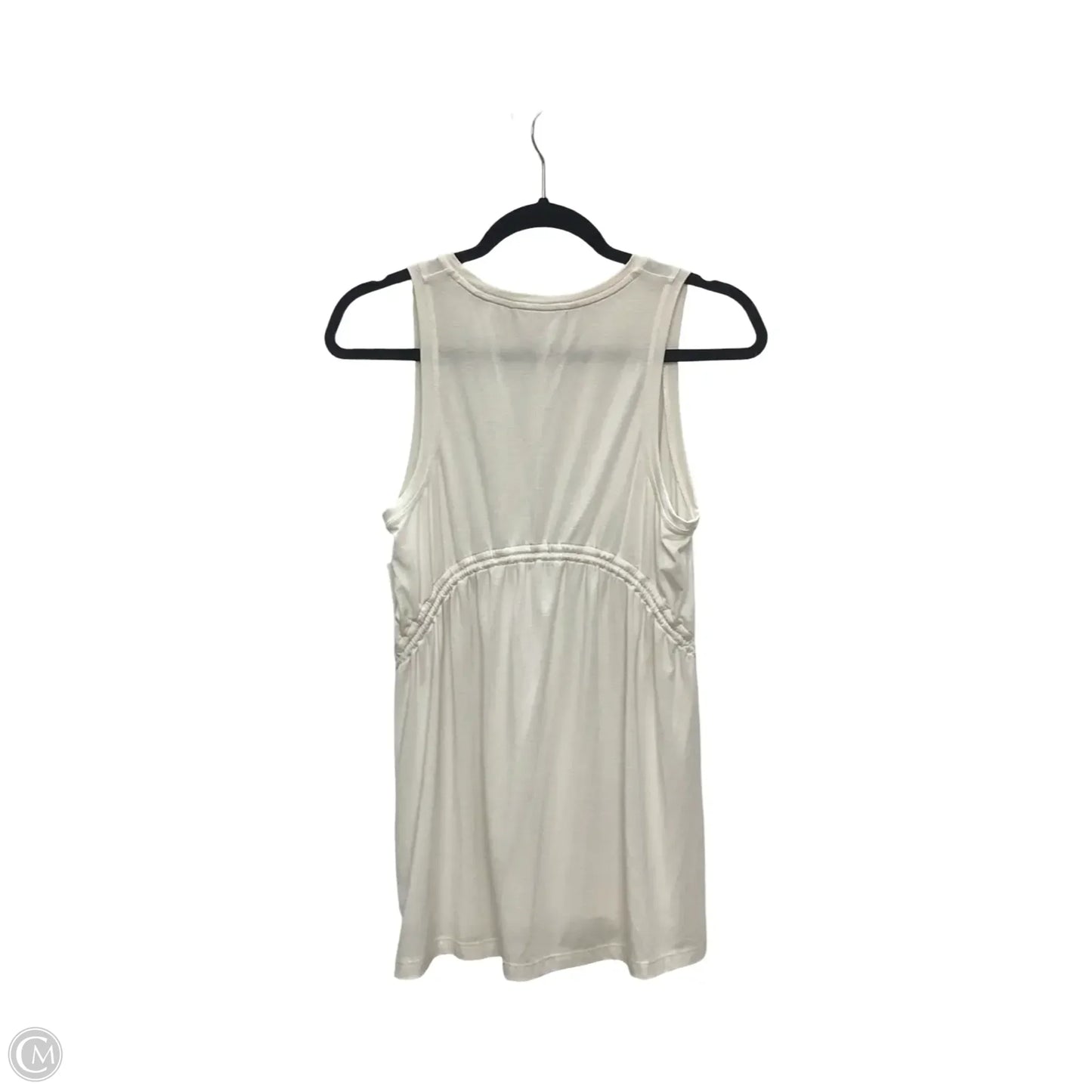 Athletic Top Short Sleeve By Athleta In White, Size: M