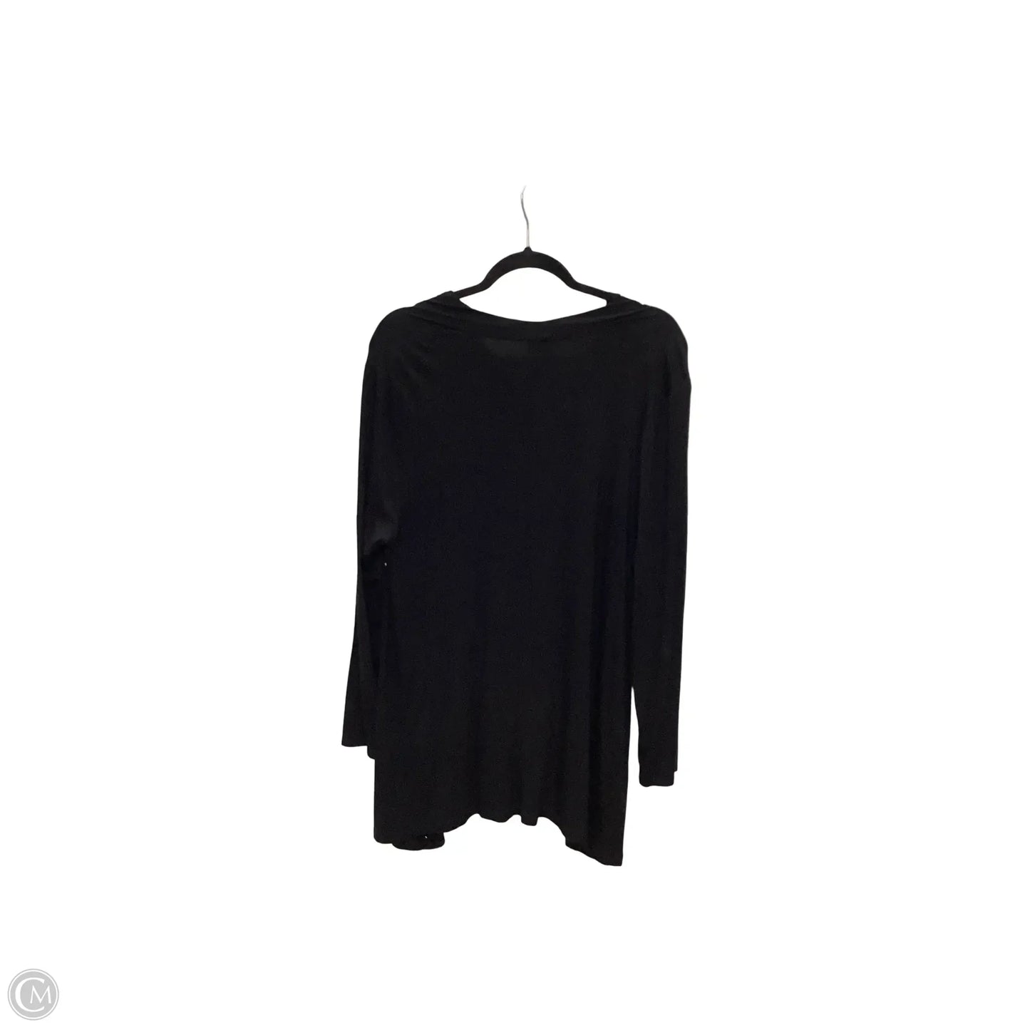 Blouse Long Sleeve By Chicos In Black, Size: 2