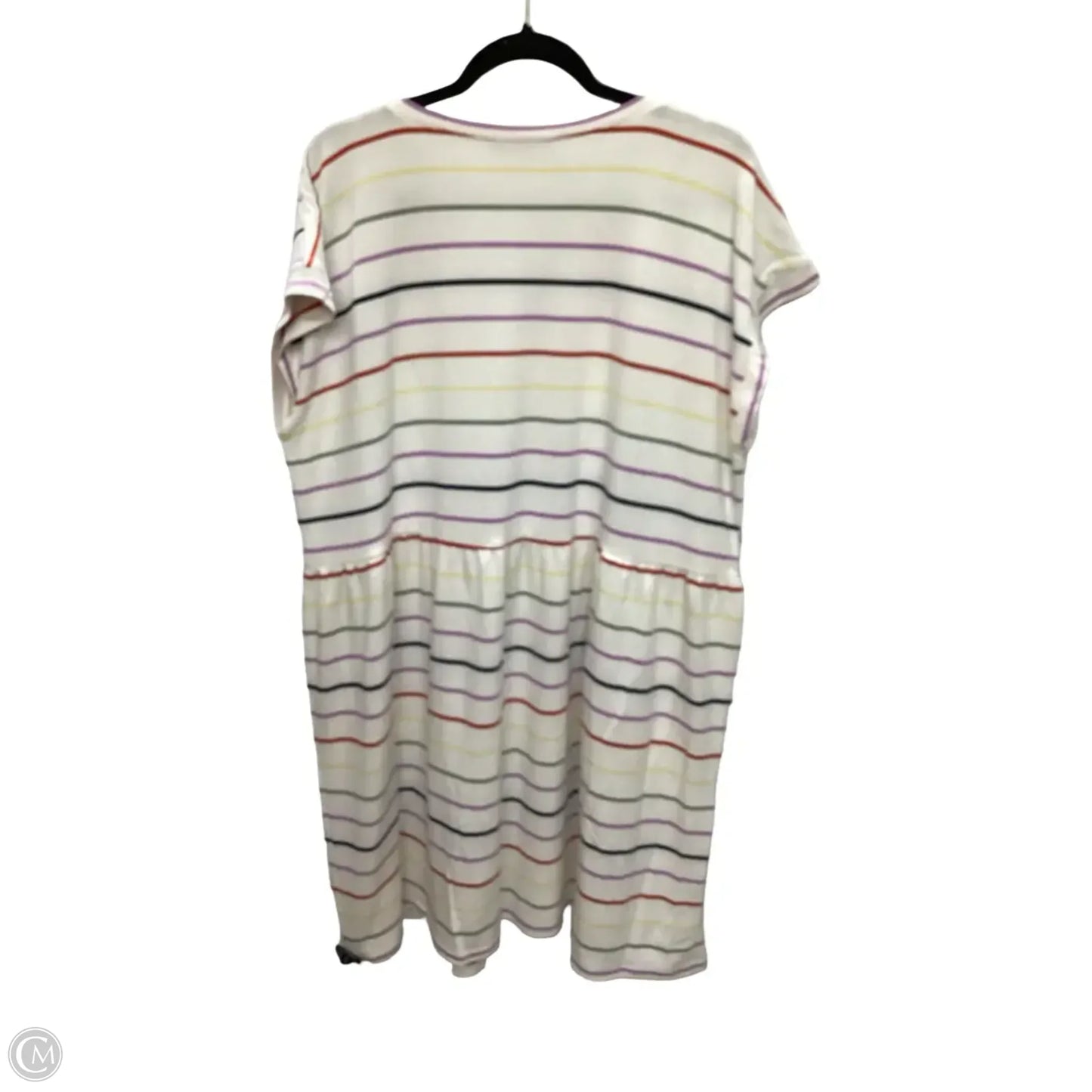 Dress Casual Short By Loft In Striped Pattern, Size: Xxl