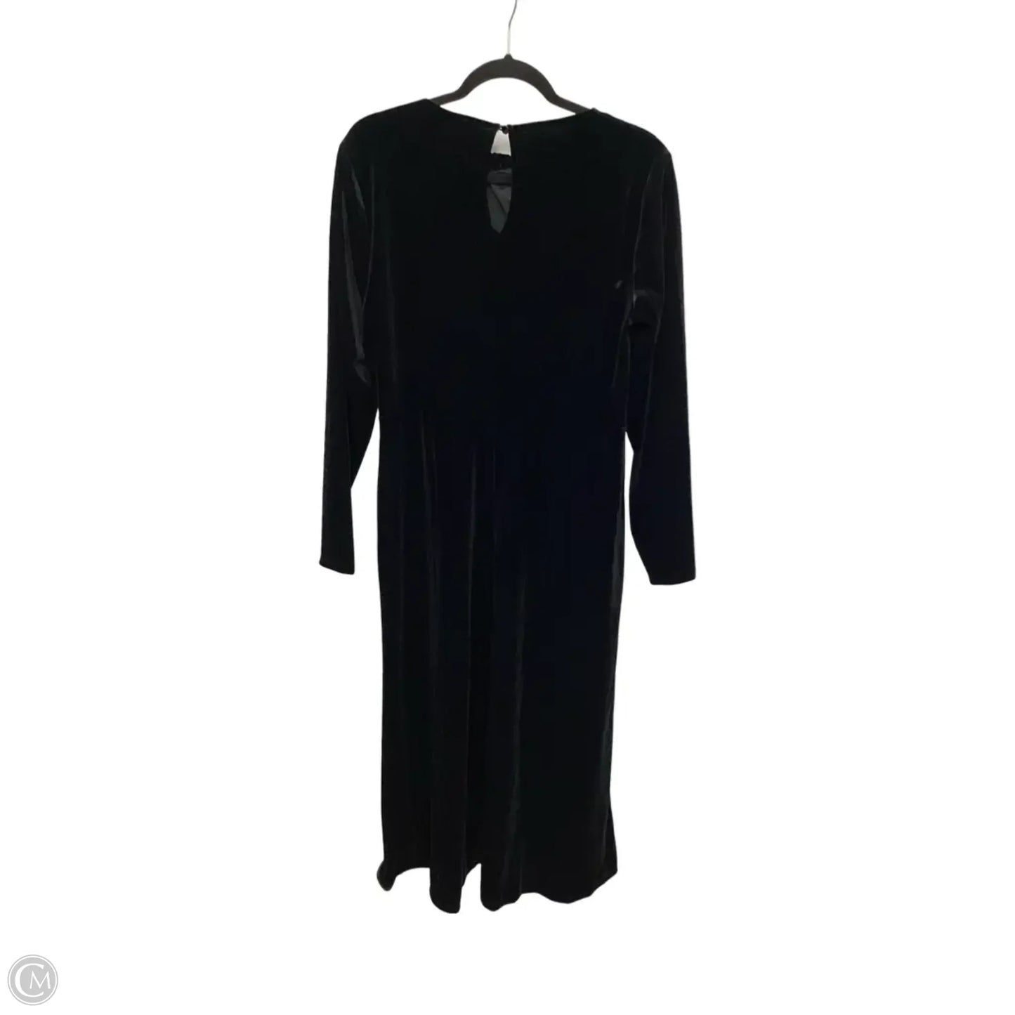 Dress Party Midi By River Island In Black, Size: 18