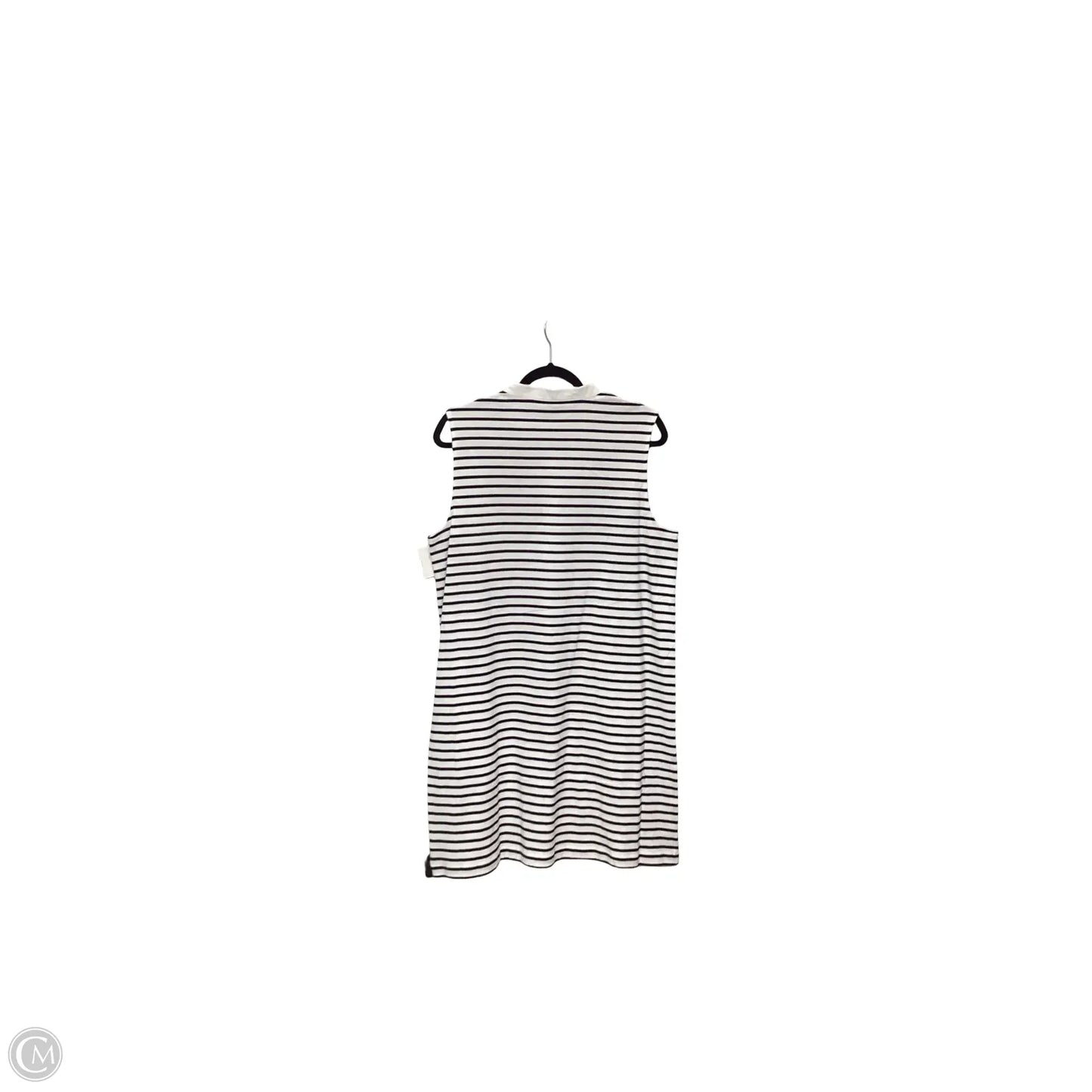 Dress Casual Short By Draper James In Striped Pattern, Size: L
