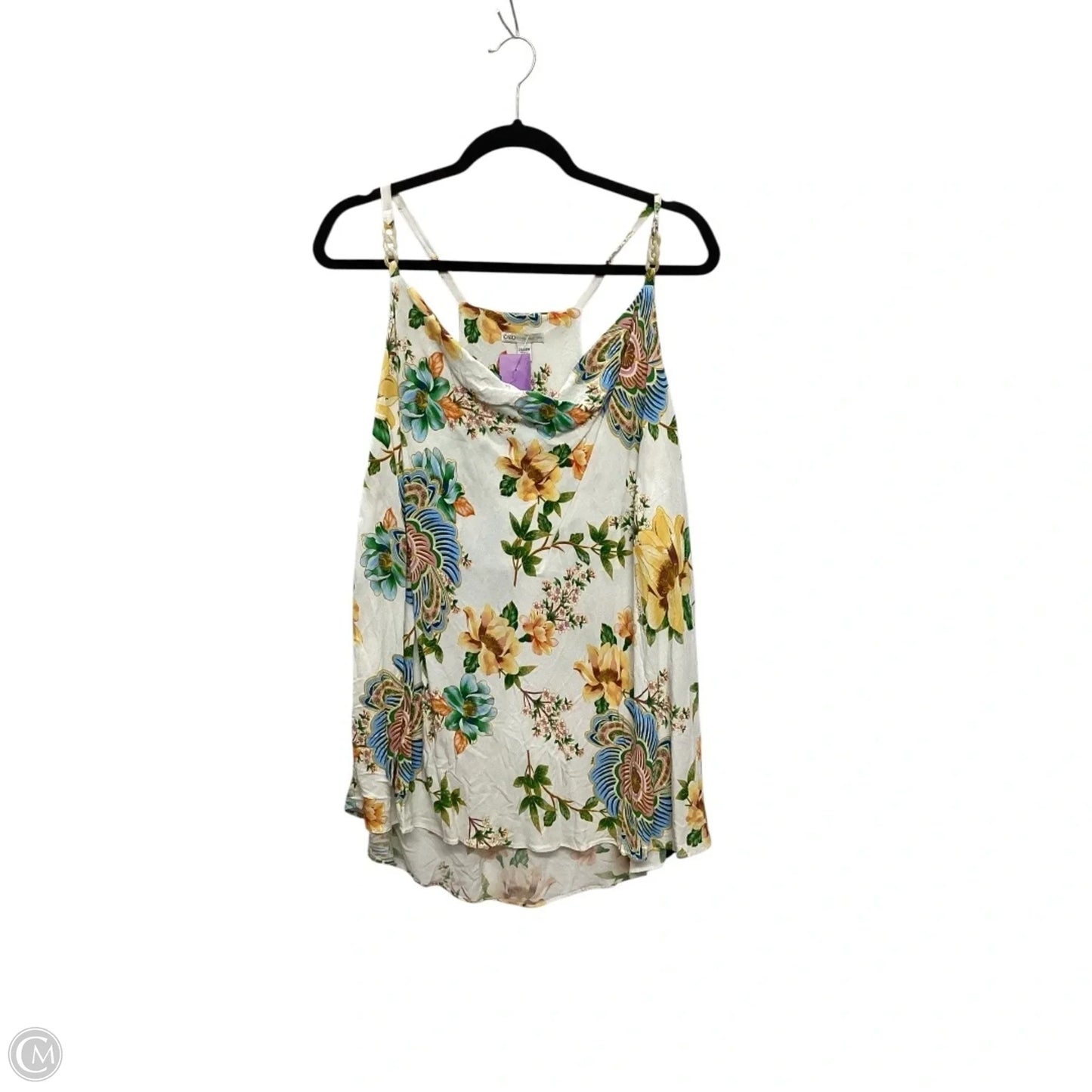 Top Sleeveless By Cato In Multi-colored, Size: 22