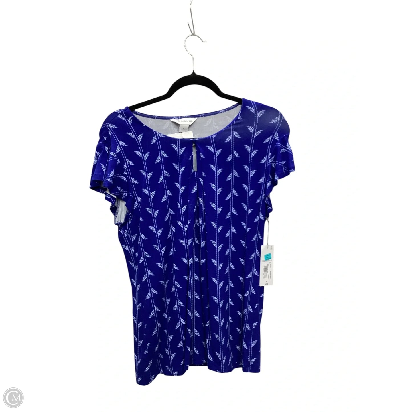 Top Sleeveless By Liz Claiborne In Blue, Size: M