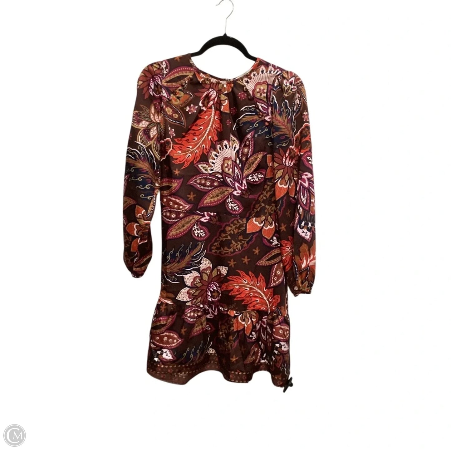 Dress Casual Midi By Loft In Brown, Size: 2