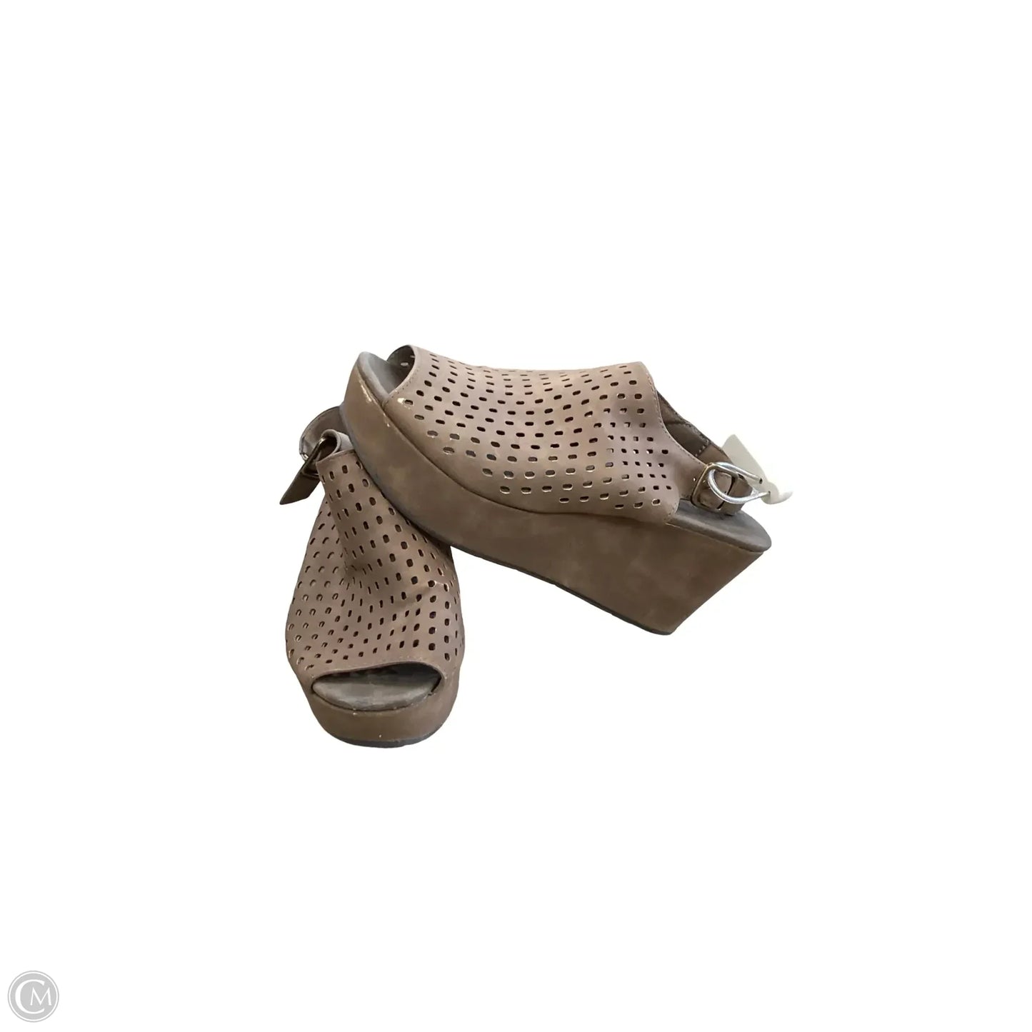 Shoes Heels Wedge By Pierre Dumas In Brown, Size: 7