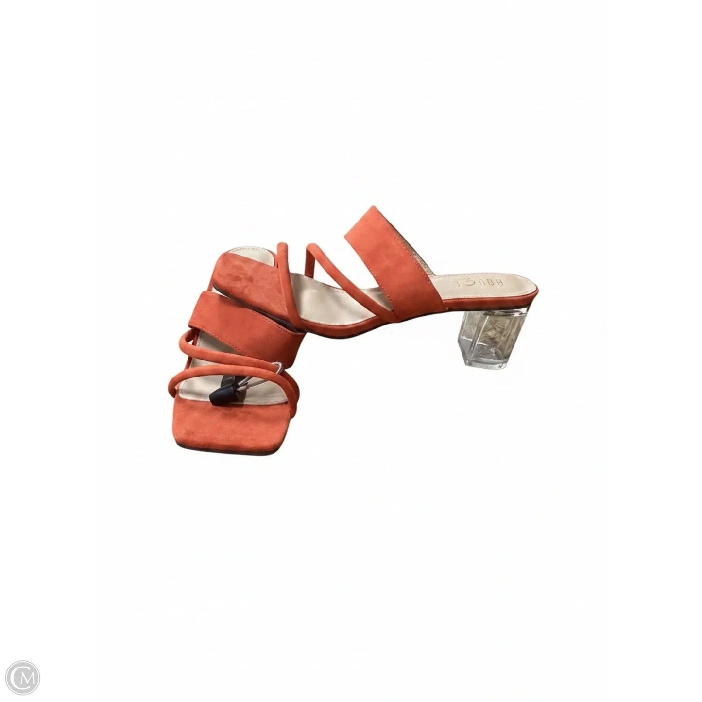 Shoes Heels Block By Rouge In Orange, Size: 10