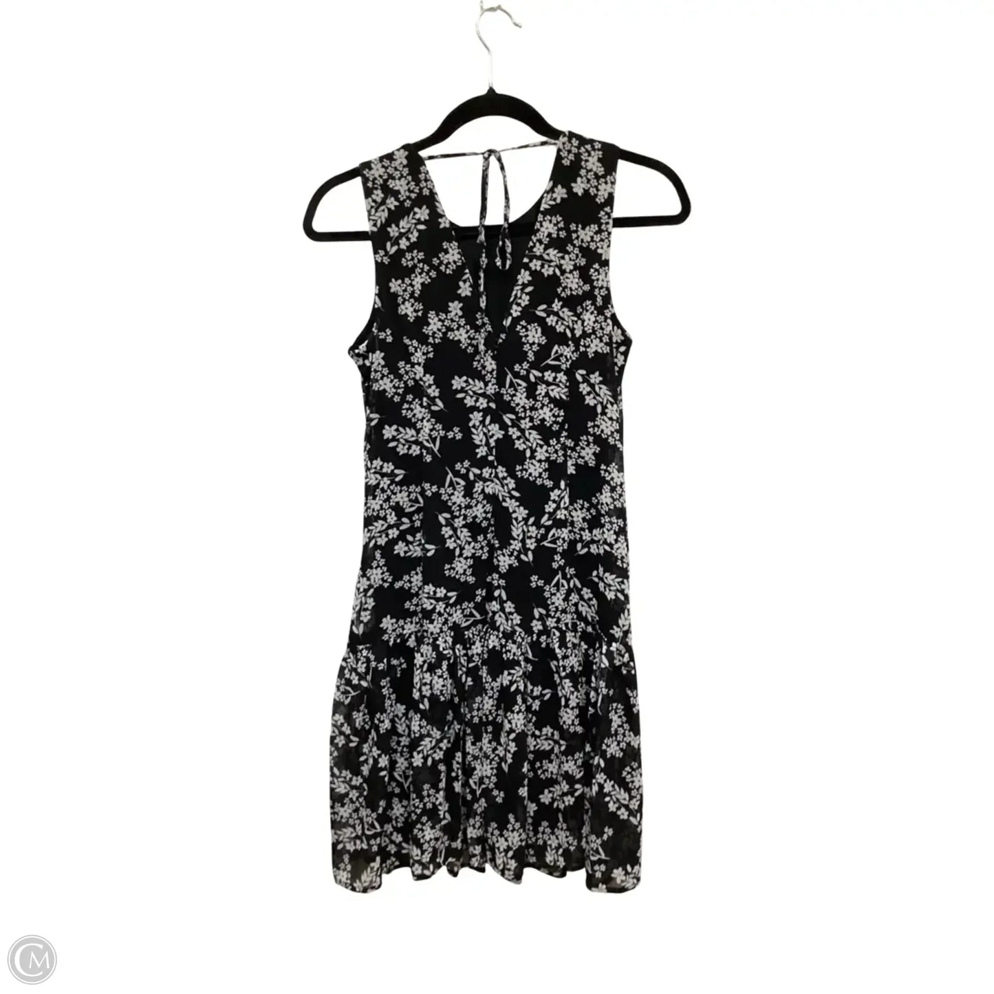 Dress Casual Midi By Calvin Klein In Floral Print, Size: 4