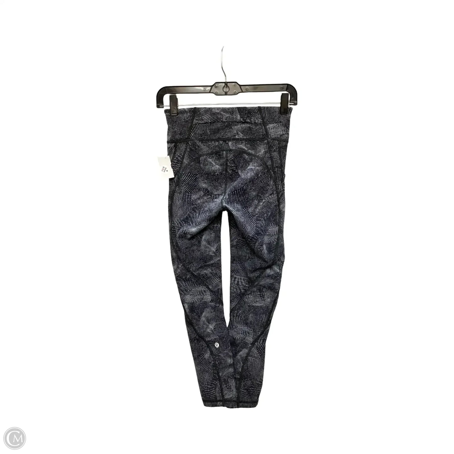 Athletic Leggings By Lululemon In Black & White, Size: 4