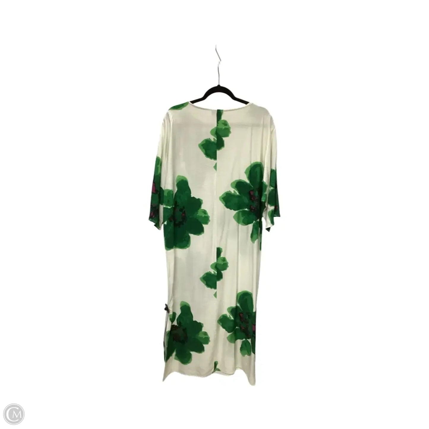 Dress Casual Maxi By Gigio In Green & White, Size: S