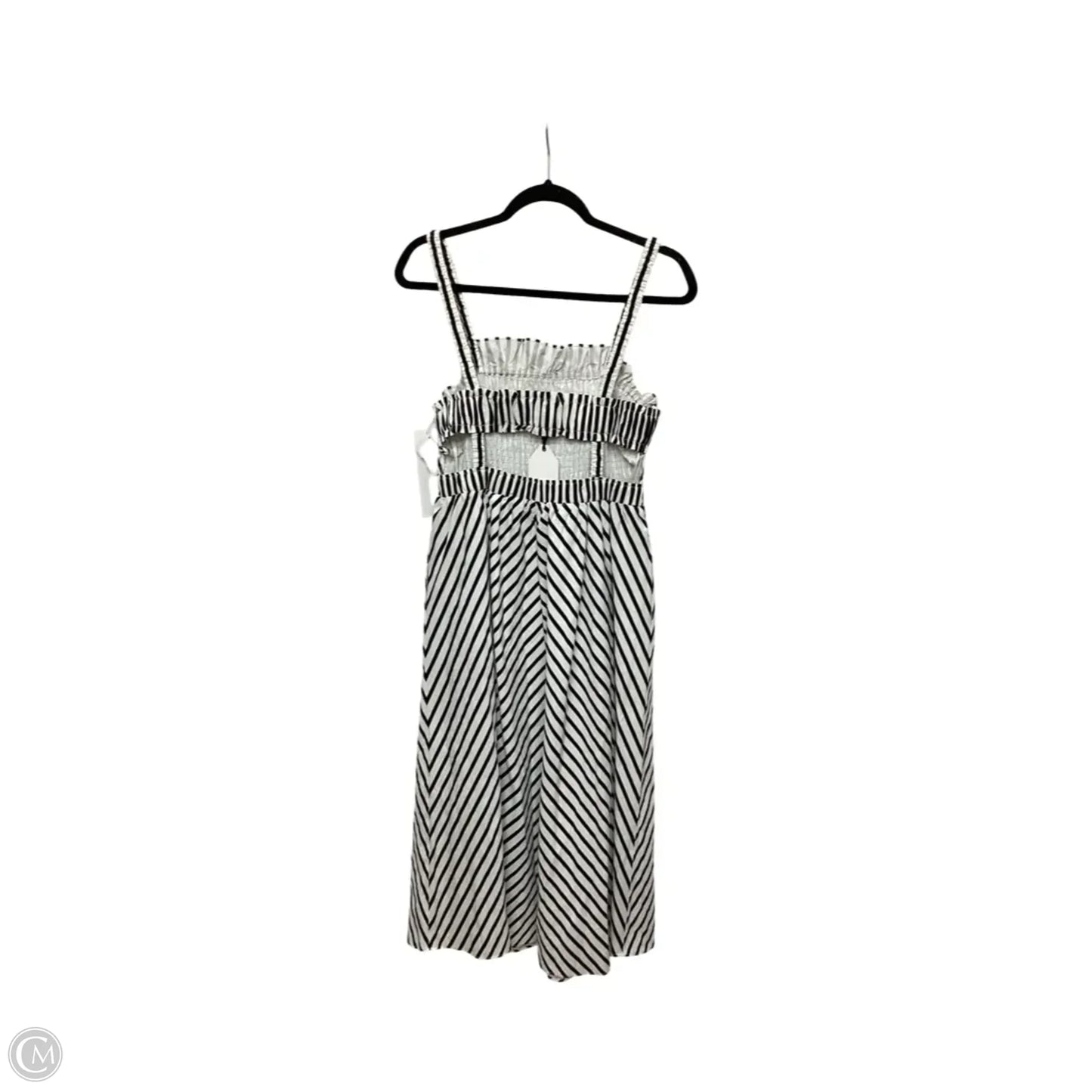 Dress Casual Midi By English Factory In Striped Pattern, Size: M