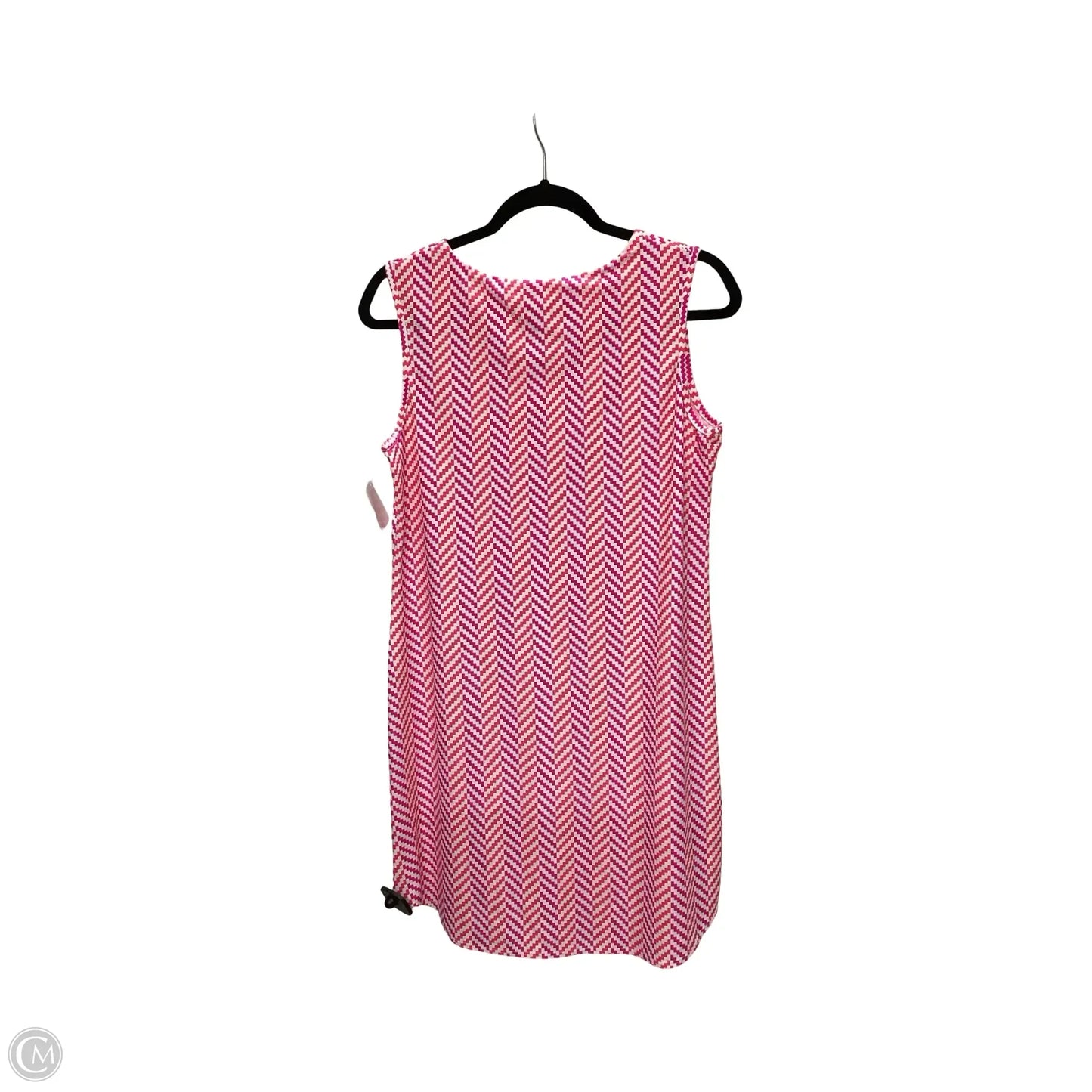 Dress Casual Short By Jude Connally In Pink & White, Size: M