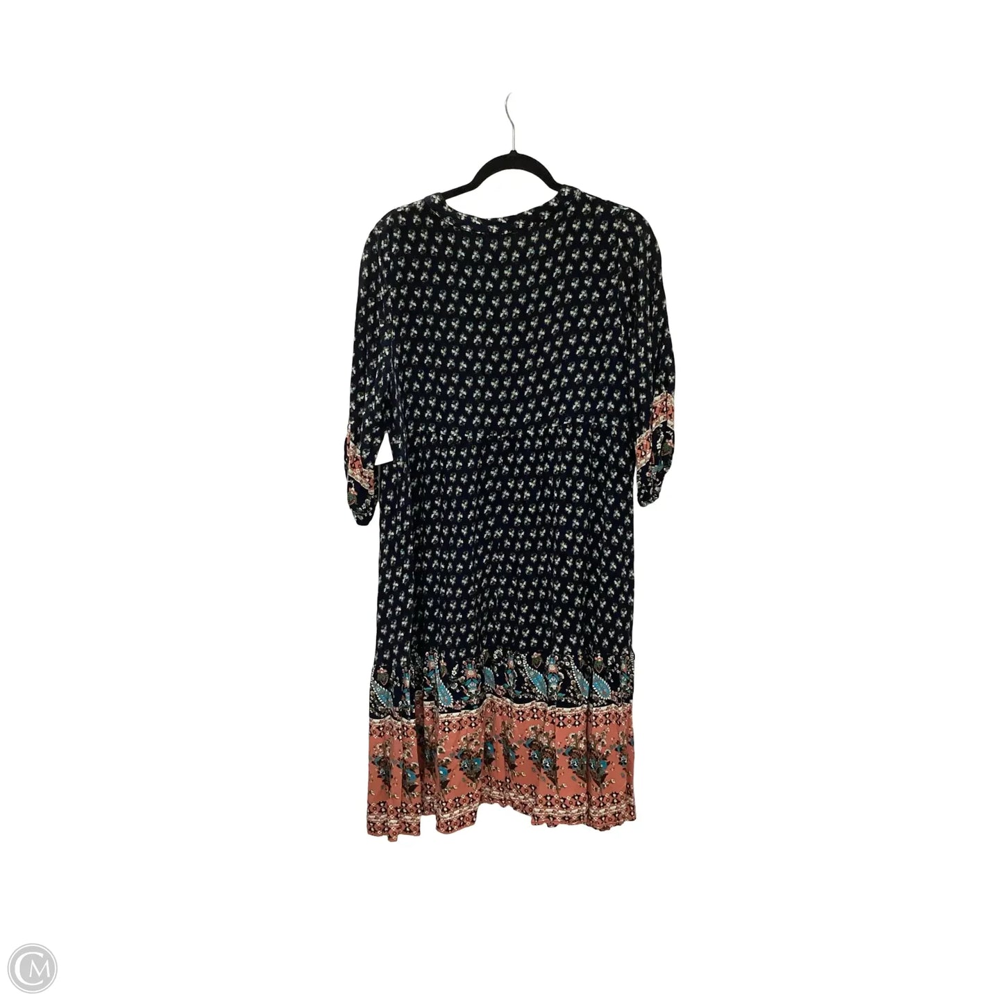 Dress Casual Short By Bloomchic In Floral Print, Size: Xl