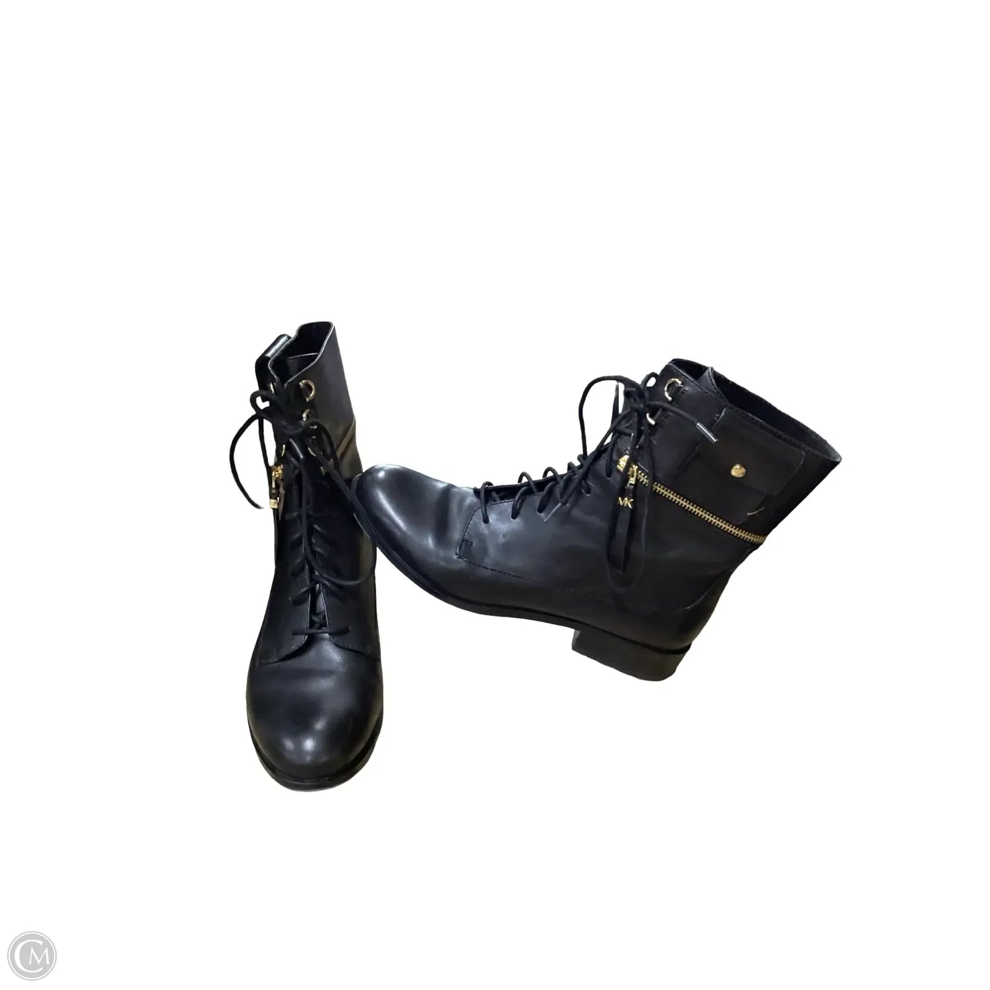 Boots Ankle Flats By Michael By Michael Kors In Black, Size: 9.5