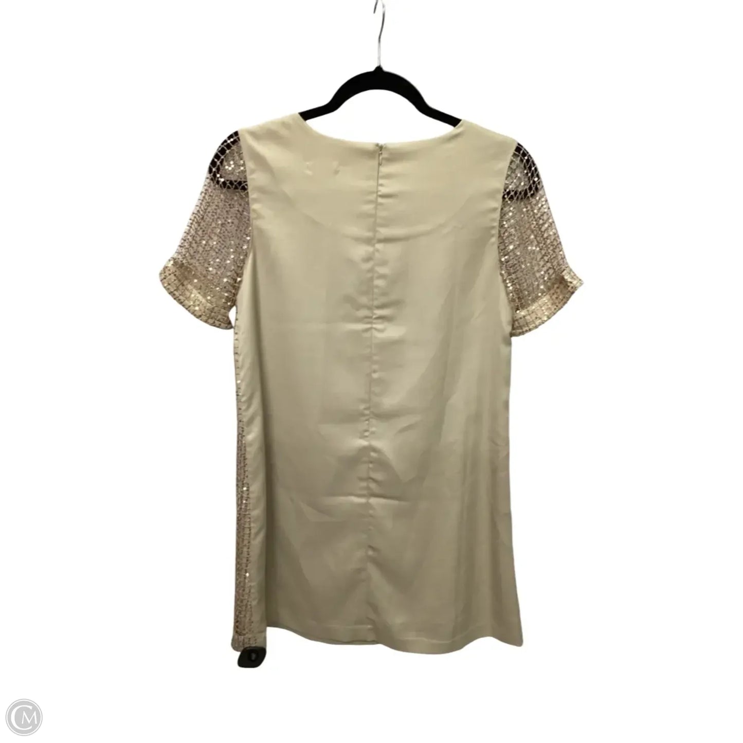 Dress Casual Short By Blu Pepper In Gold, Size: S