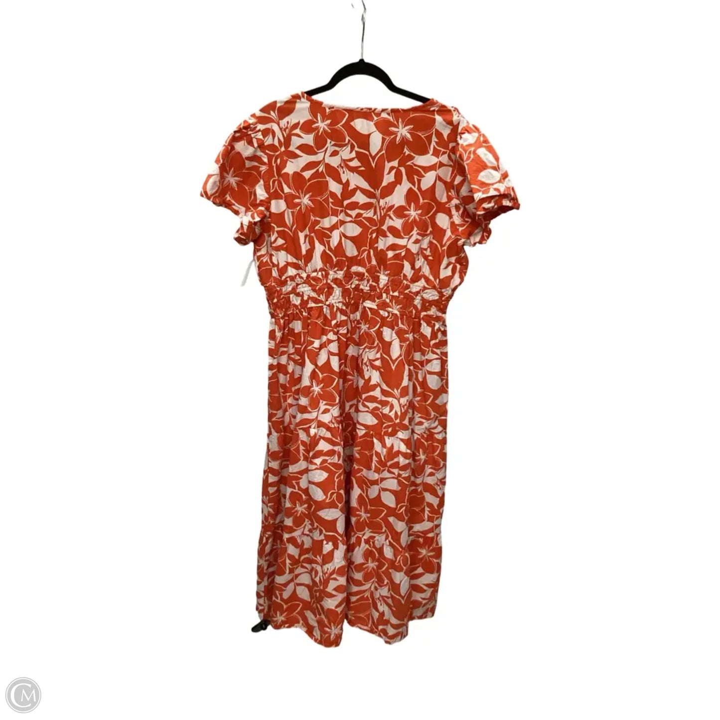 Dress Casual Midi By Kings Road In Floral Print, Size: 2x