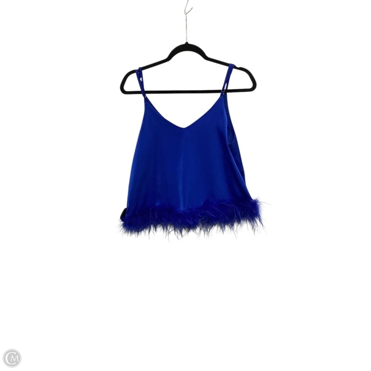 Blouse Sleeveless By Entro In Blue, Size: S
