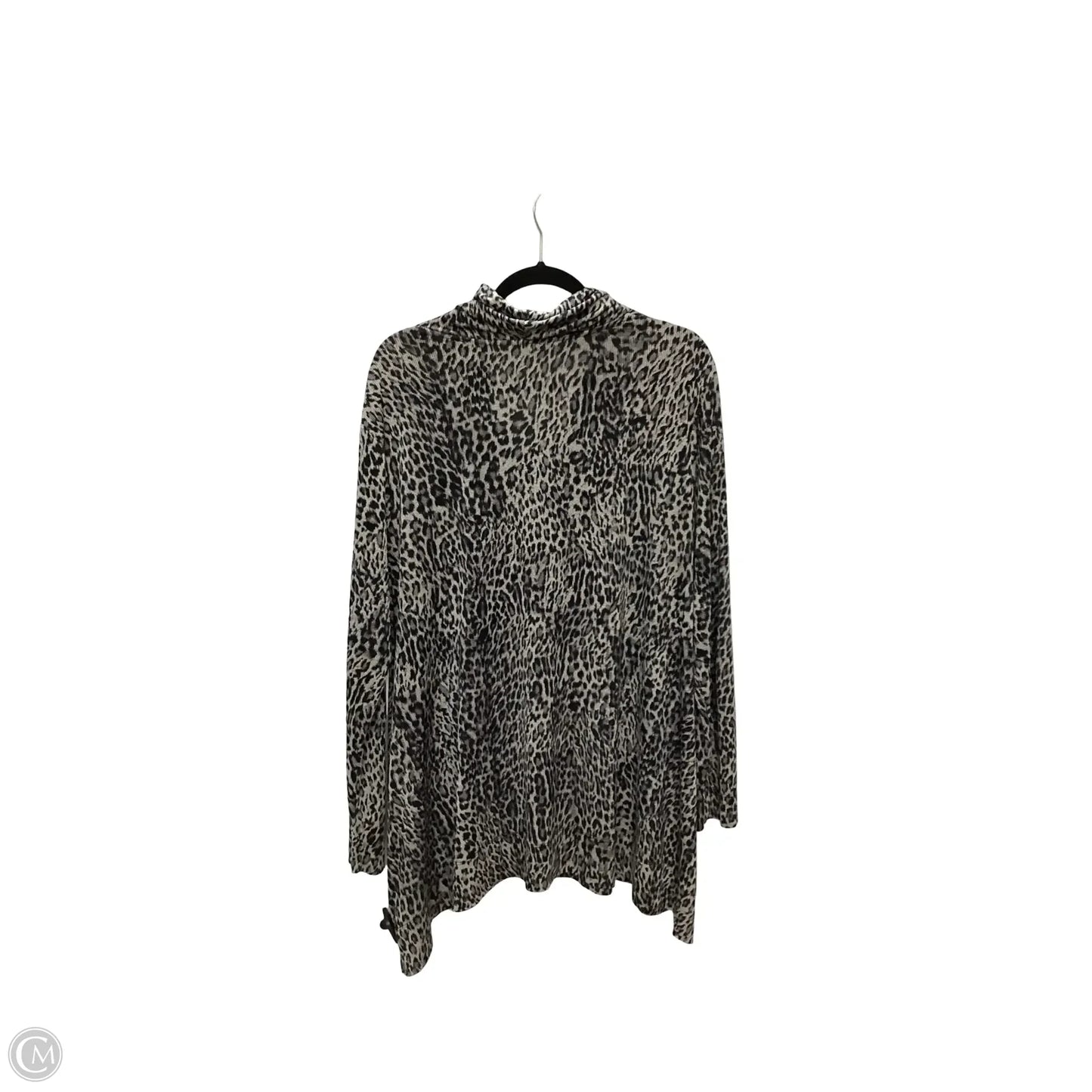 Top Long Sleeve By Chicos In Animal Print, Size: 2