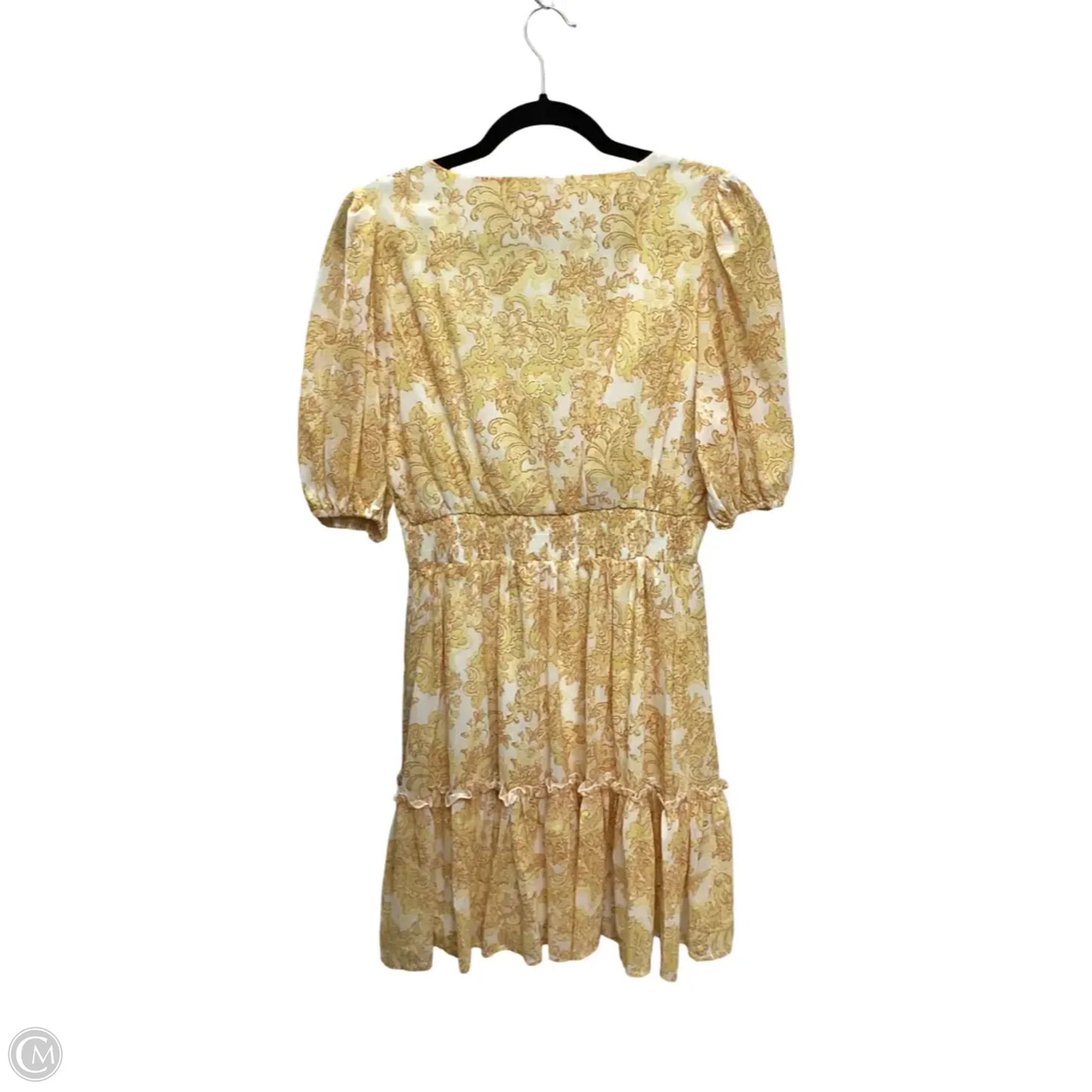 Dress Casual Short By Flying Tomato In Yellow, Size: M