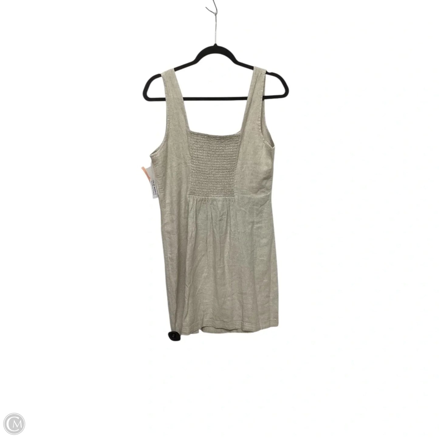 Dress Casual Midi By Old Navy In Beige, Size: L