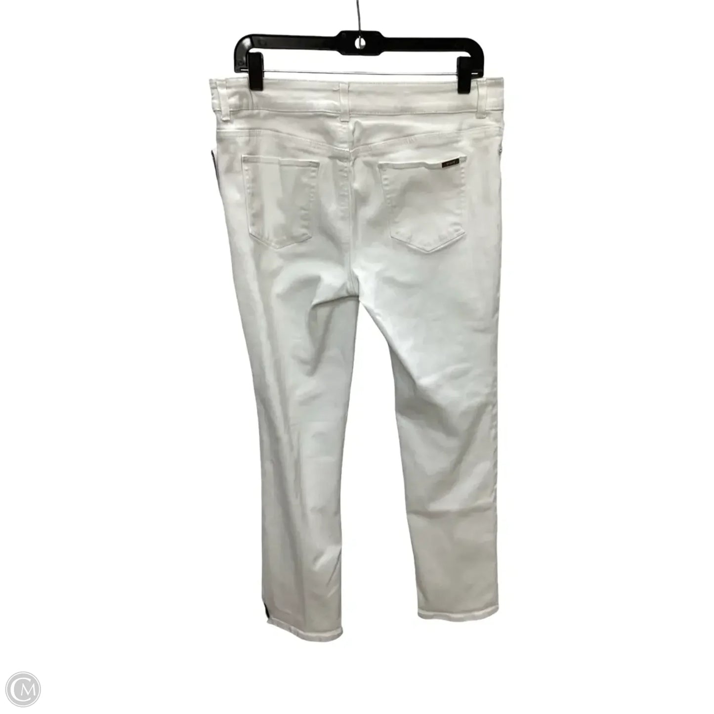Jeans Skinny By Chicos In White Denim, Size: M