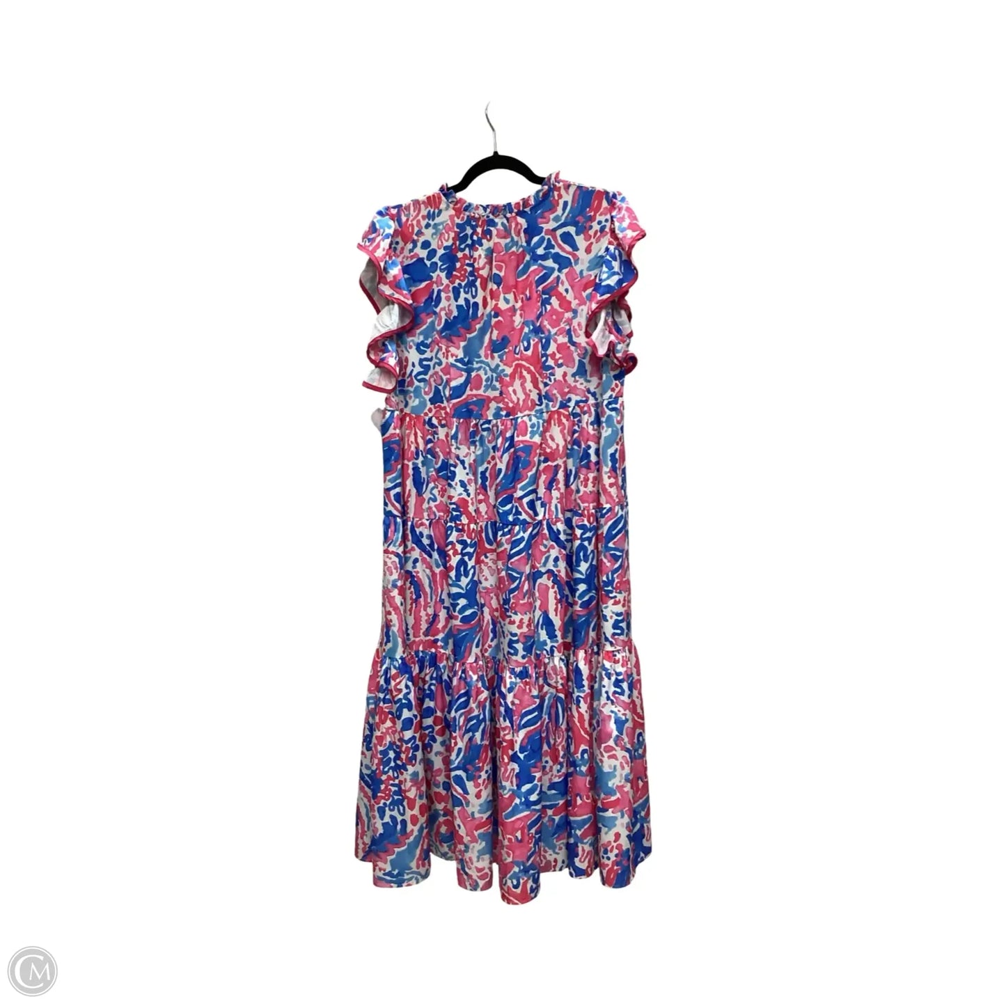 Dress Casual Maxi By Chicsoul In Blue & Pink, Size: 1x
