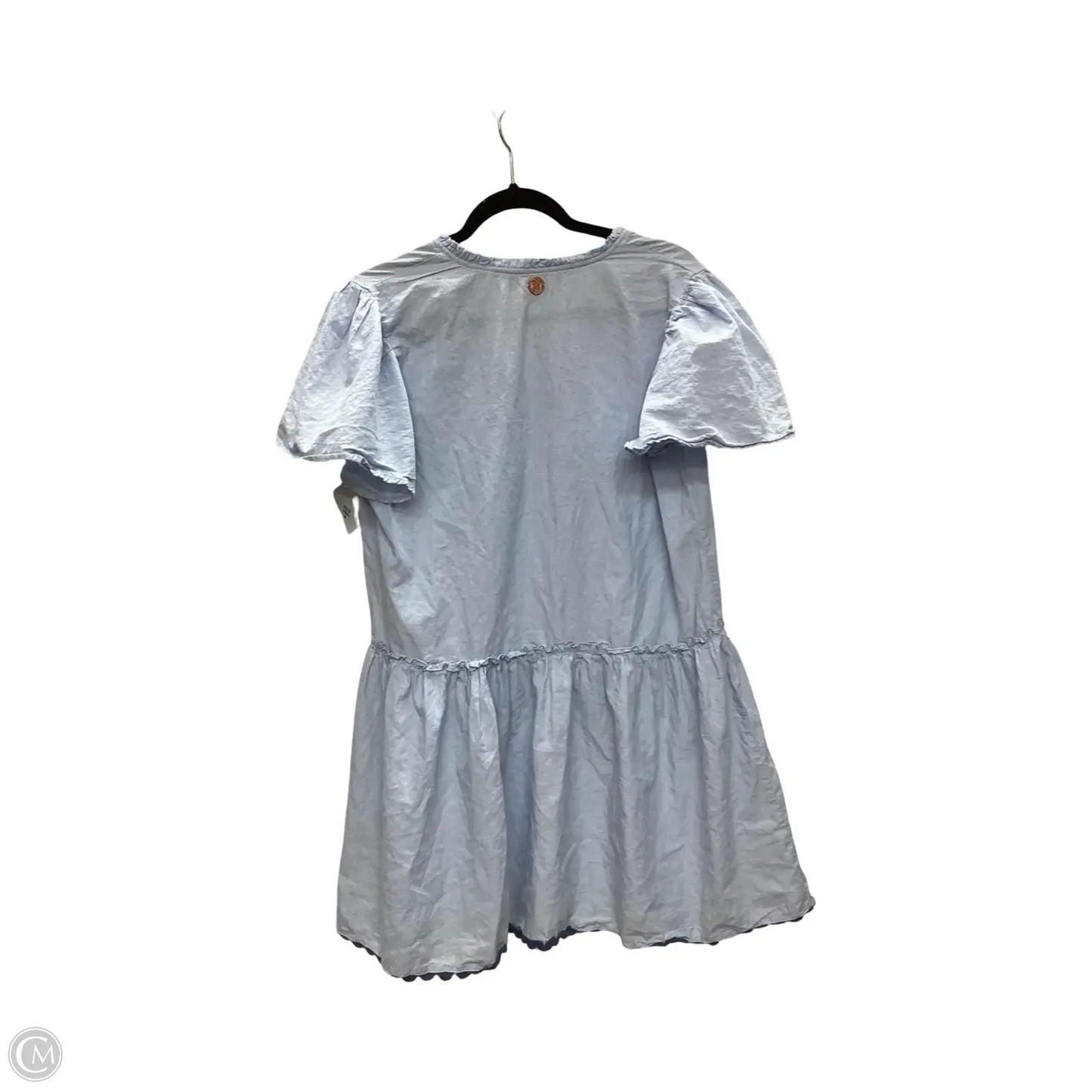 Dress Casual Short By Simply Southern In Blue, Size: M