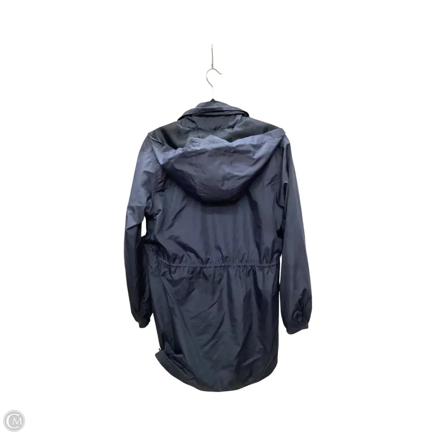 Coat Raincoat By Gap In Blue, Size: M