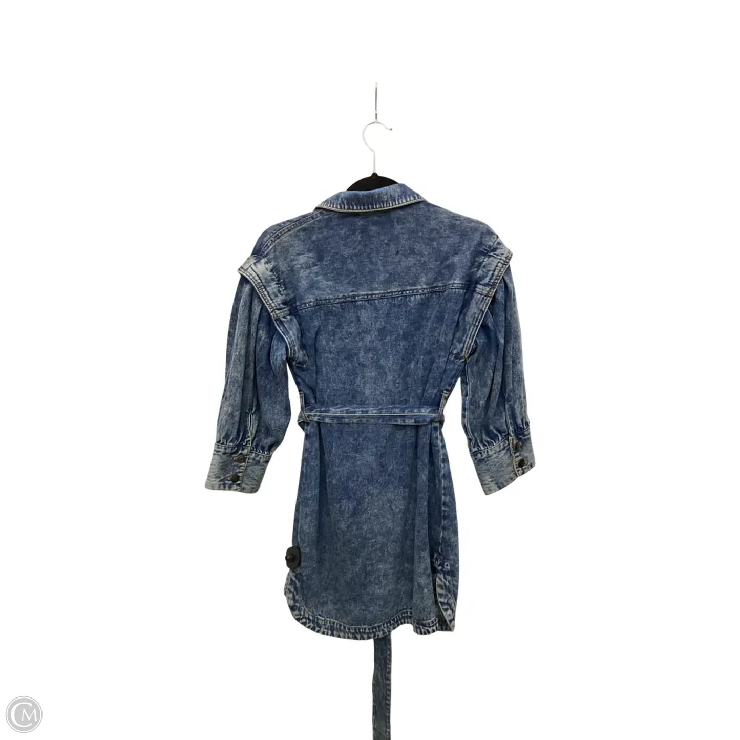 Dress Casual Short By Future Collective In Blue Denim, Size: 0