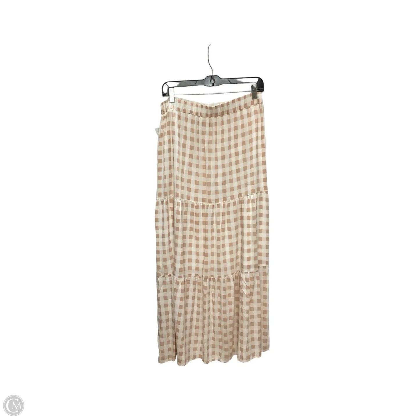 Skirt Maxi By Zesica In Plaid Pattern, Size: L