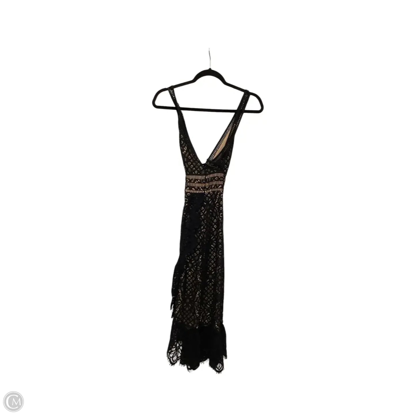Designer Dress Casual Maxi By Lovers + Friends In Black, Size: S