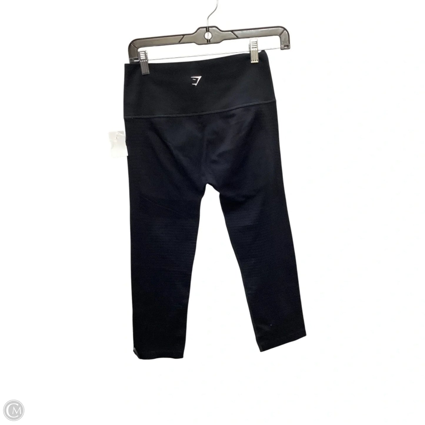 Athletic Leggings Capris By Gym Shark In Black, Size: M