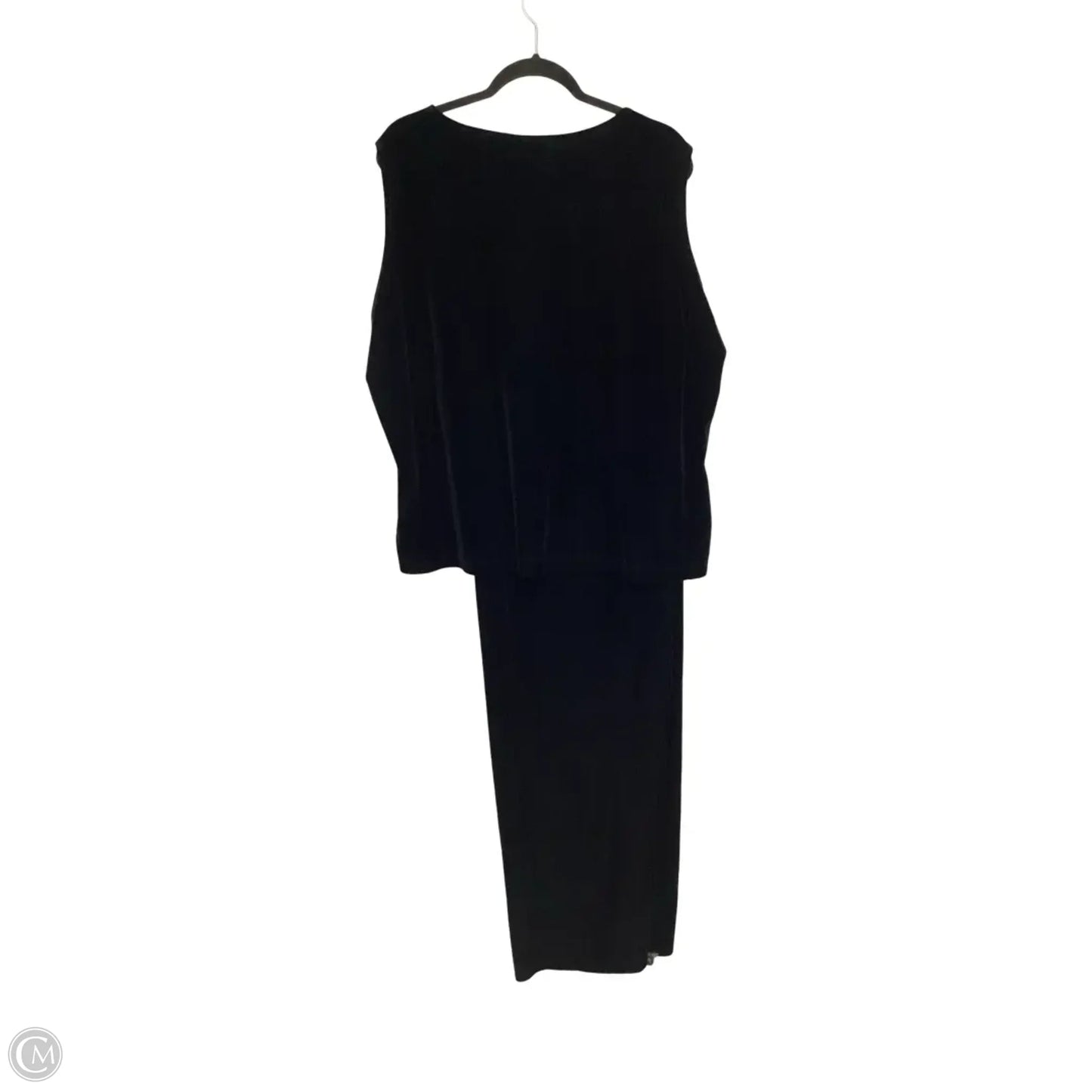 Top Sleeveless By Laura Ashley In Black, Size: 3x