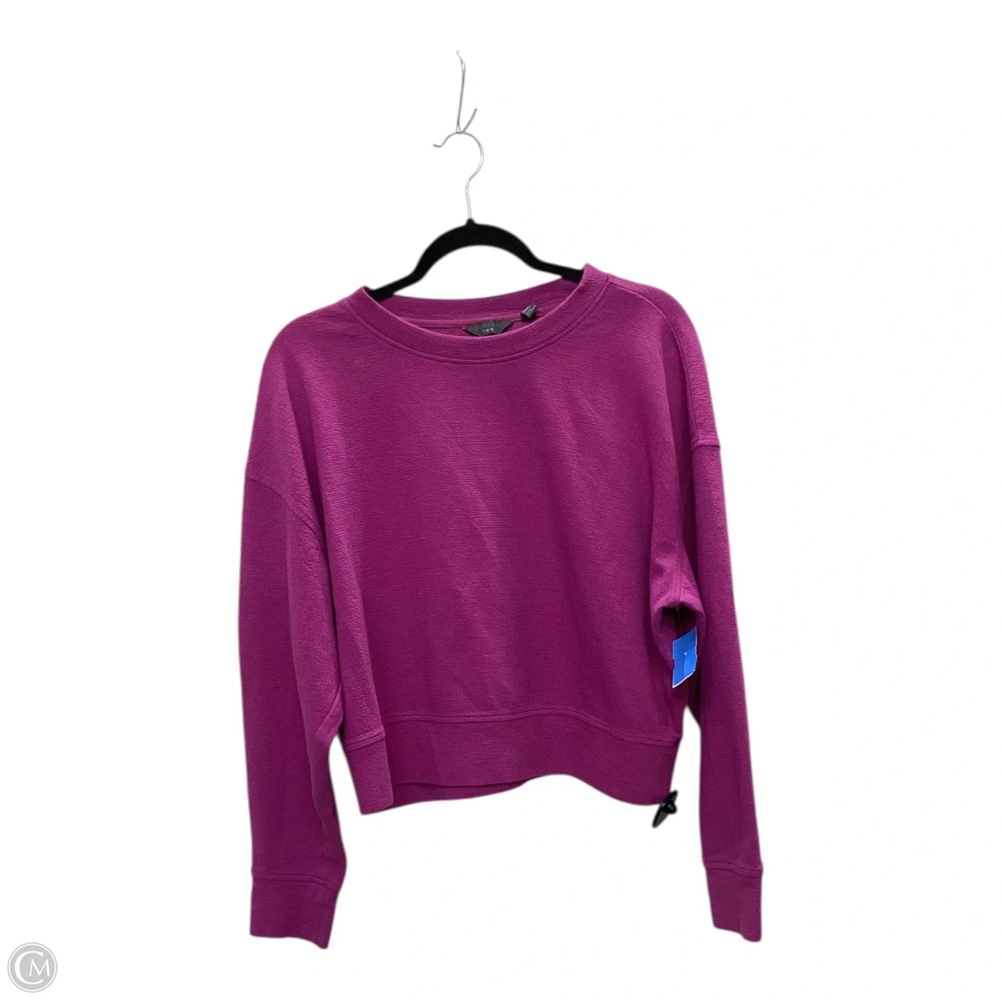 Top Long Sleeve Basic By Danskin In Purple, Size: L