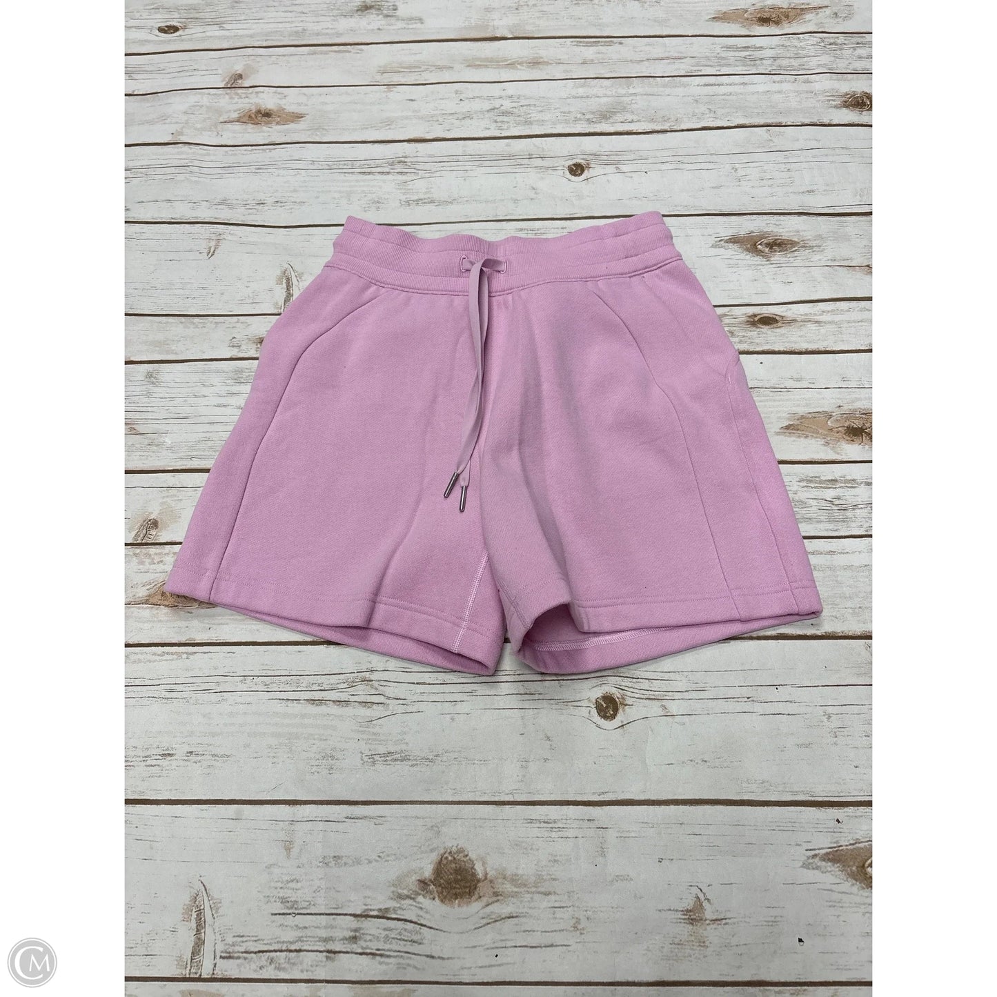 Athletic Shorts By Lululemon In Pink, Size: 4