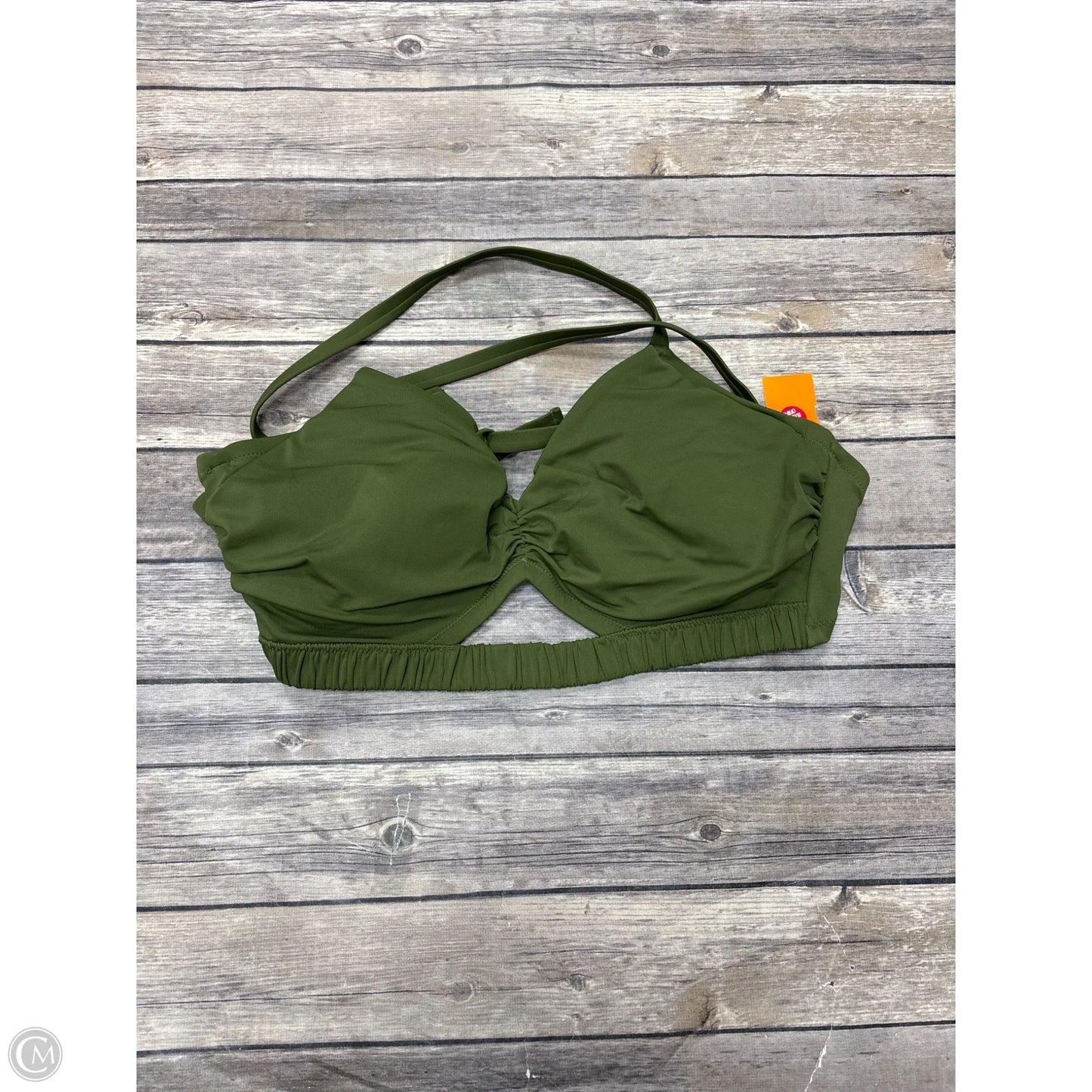 Swimsuit Top By Shade & Shore In Green, Size: 0