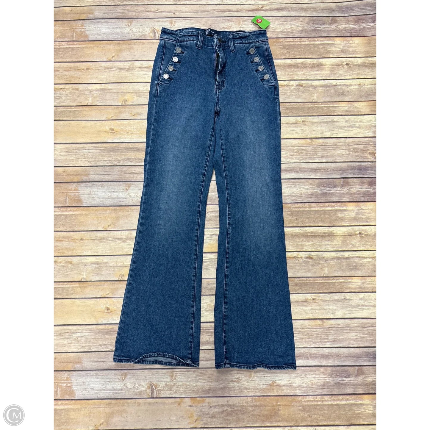 Jeans Flared By Gap In Blue, Size: 6